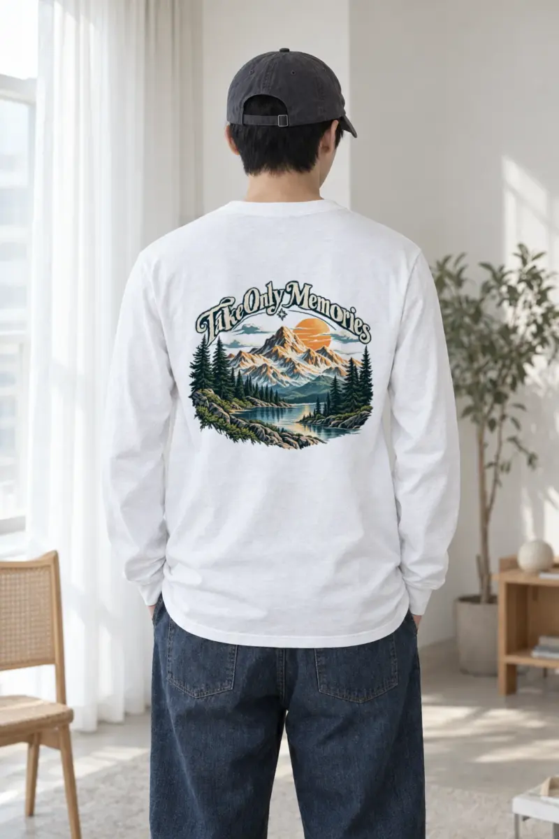 "Take Only Memories" Unisex Longsleeve T-shirt | Gildan 2400