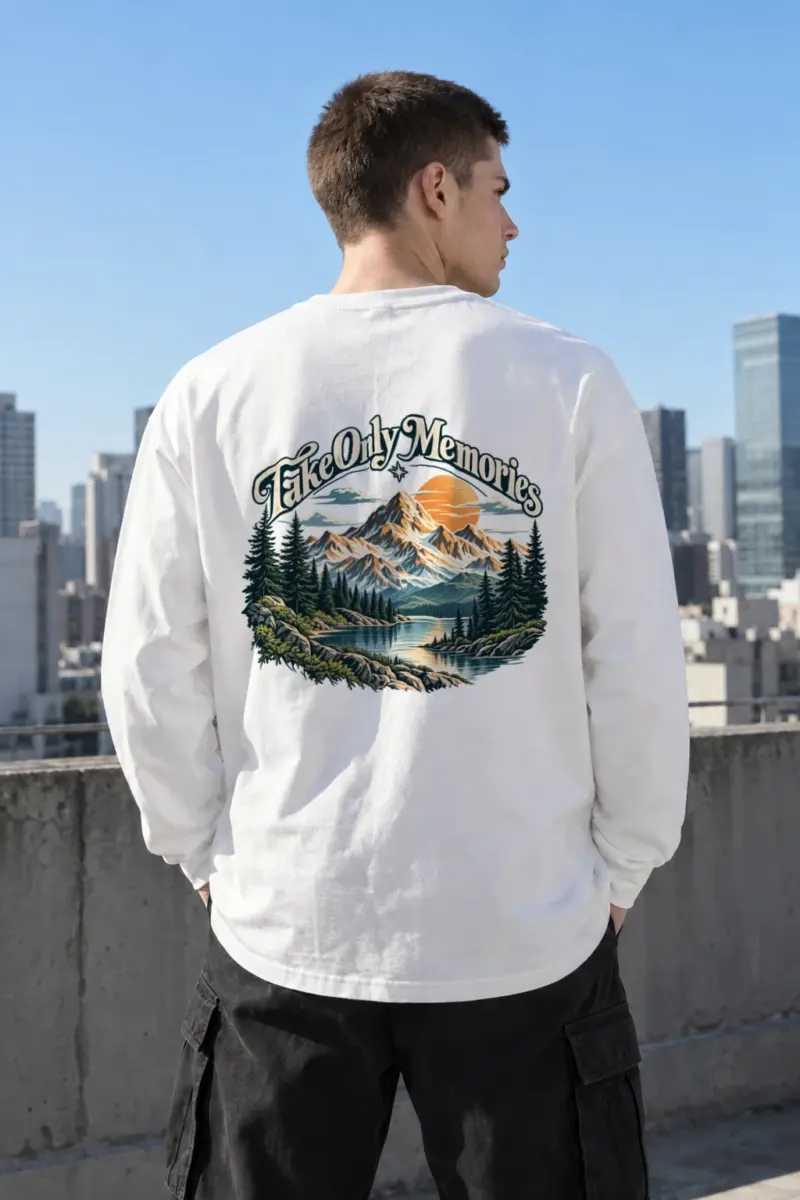 "Take Only Memories" Unisex Longsleeve T-shirt | Gildan 2400
