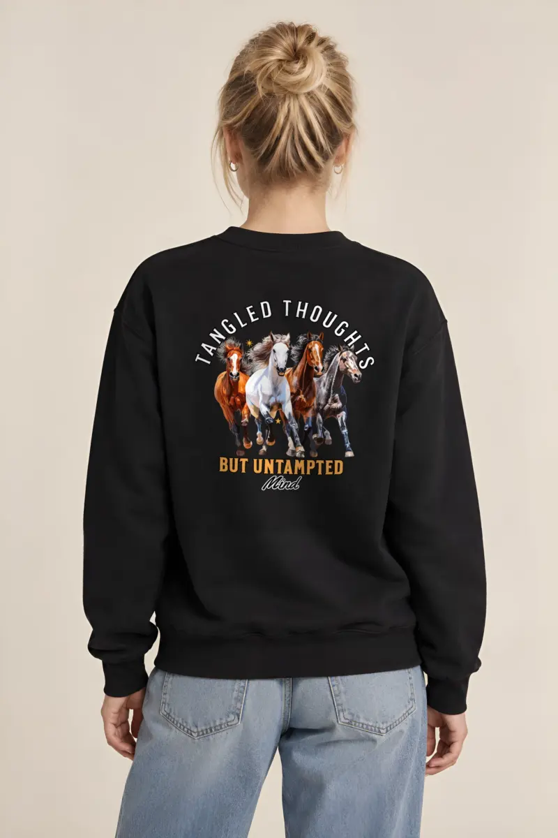 "Tangled Thoughts" Heavy Blend Unisex Crewneck Sweatshirt