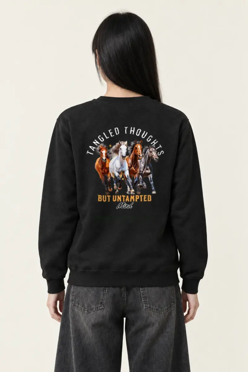 "Tangled Thoughts" Heavy Blend Unisex Crewneck Sweatshirt