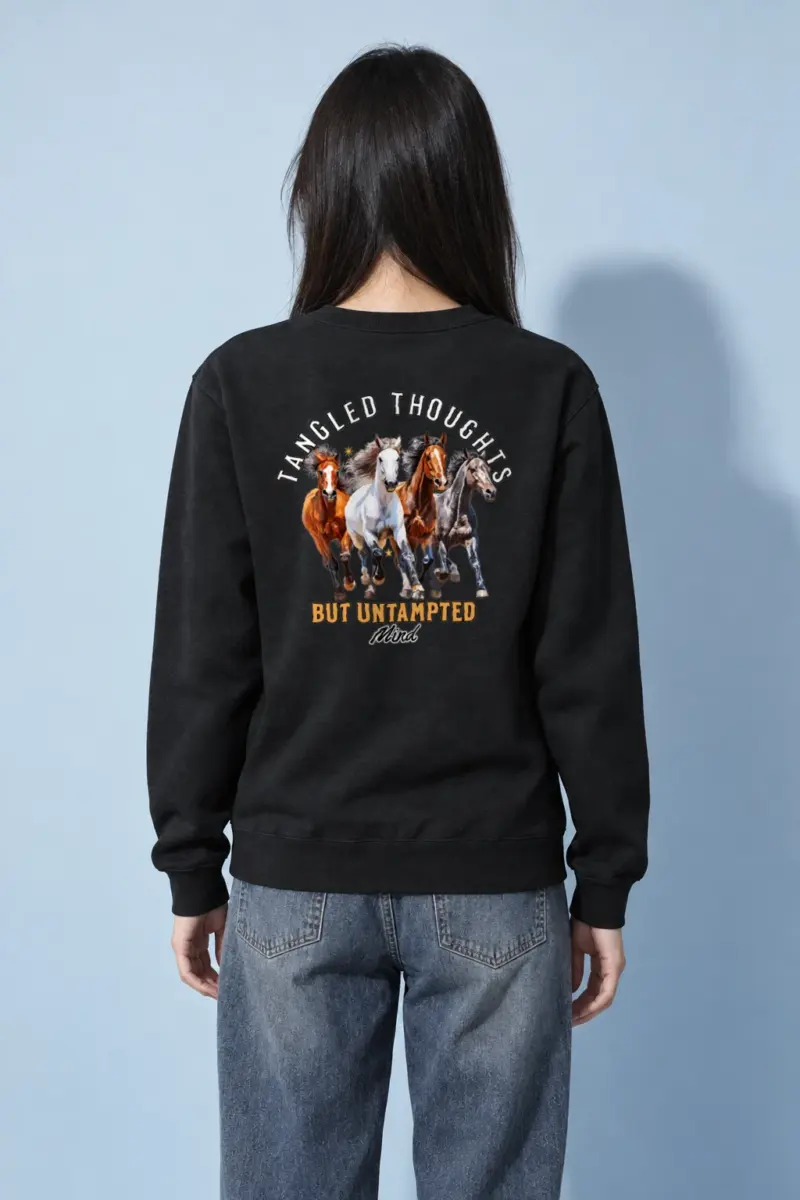"Tangled Thoughts" Heavy Blend Unisex Crewneck Sweatshirt | Gildan 18000