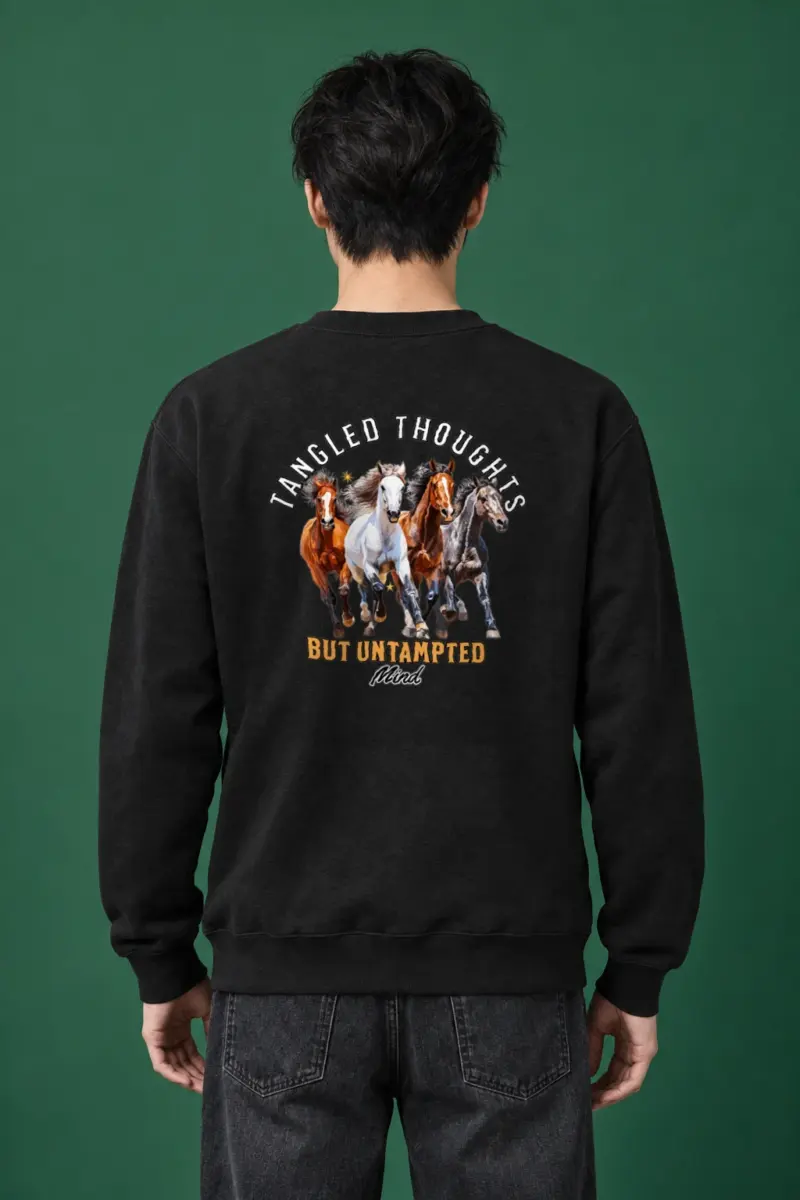 "Tangled Thoughts" Heavy Blend Unisex Crewneck Sweatshirt