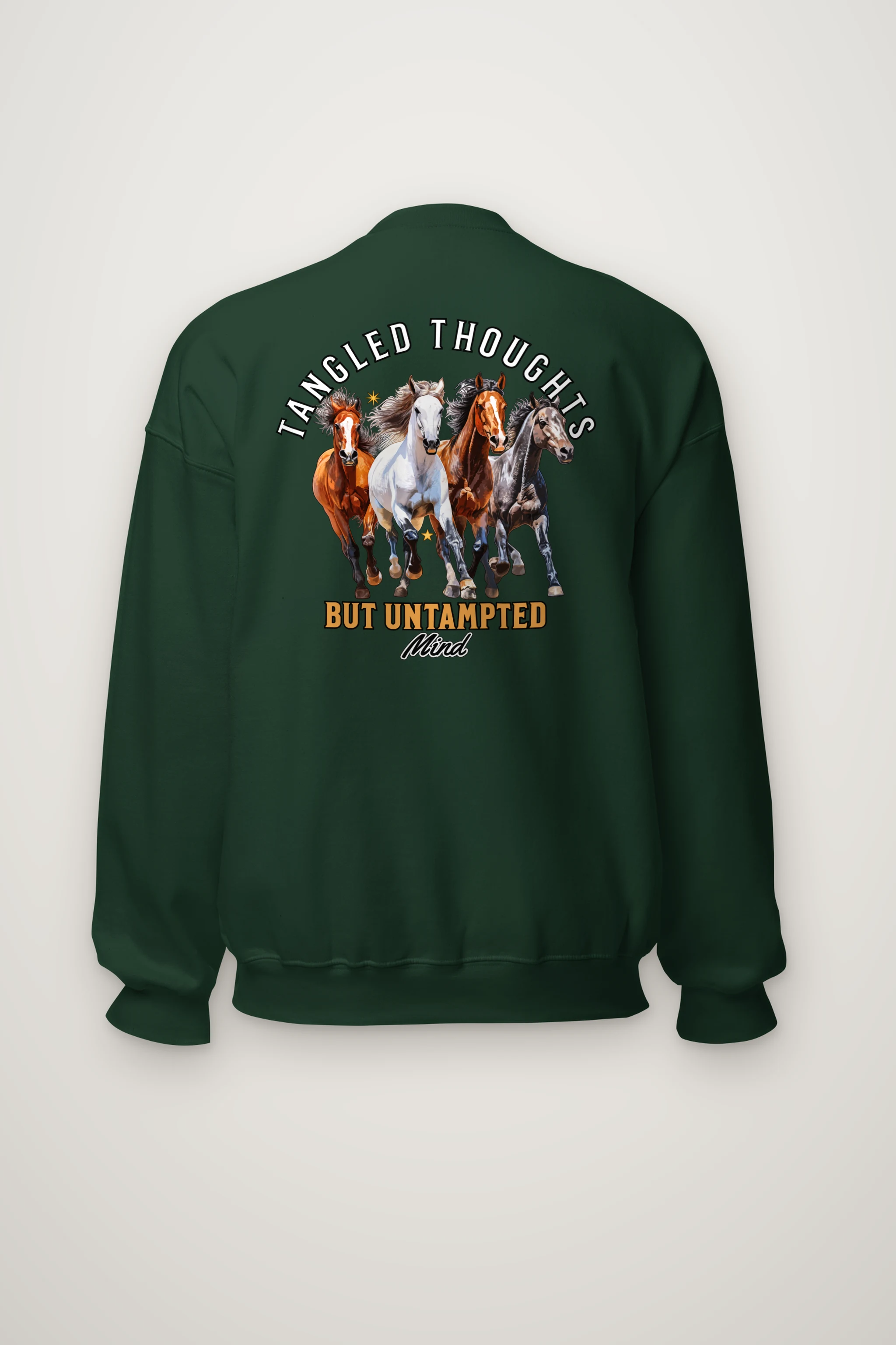 "Tangled Thoughts" Heavy Blend Unisex Crewneck Sweatshirt
