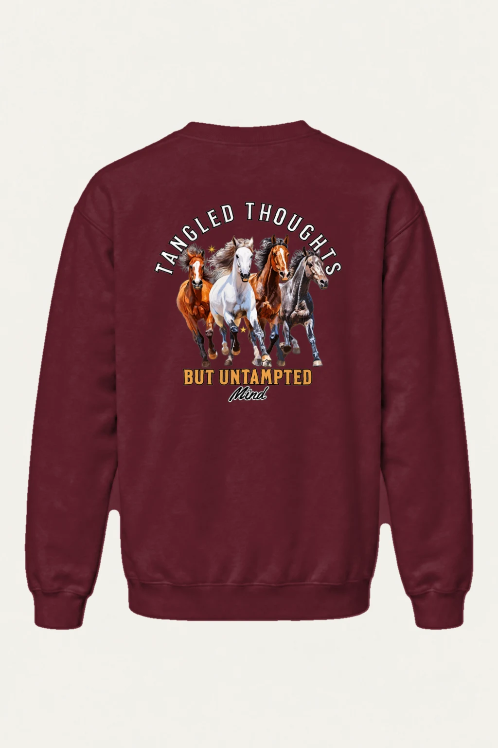 "Tangled Thoughts" Heavy Blend Unisex Crewneck Sweatshirt | Gildan 18000