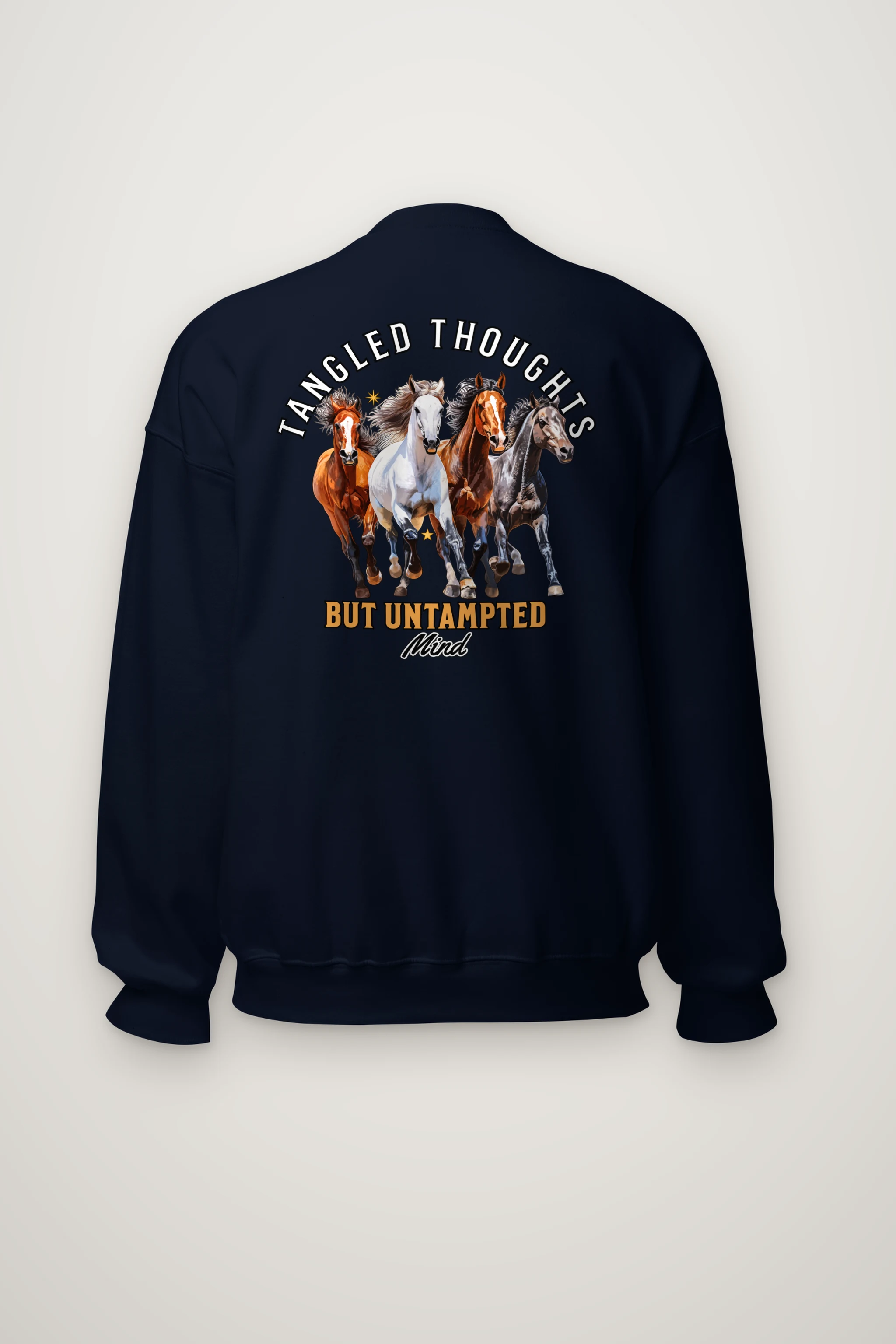 "Tangled Thoughts" Heavy Blend Unisex Crewneck Sweatshirt