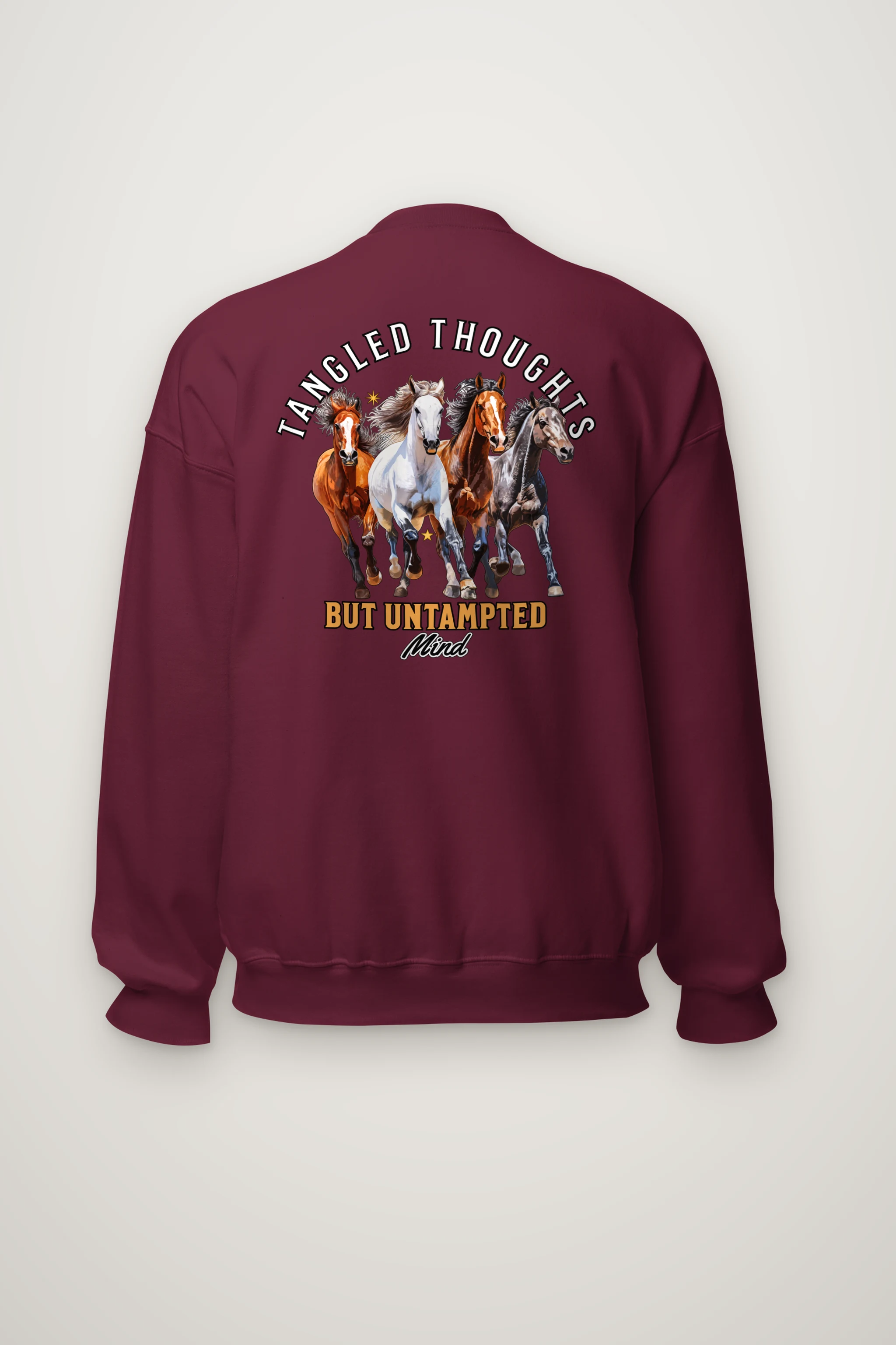 "Tangled Thoughts" Heavy Blend Unisex Crewneck Sweatshirt