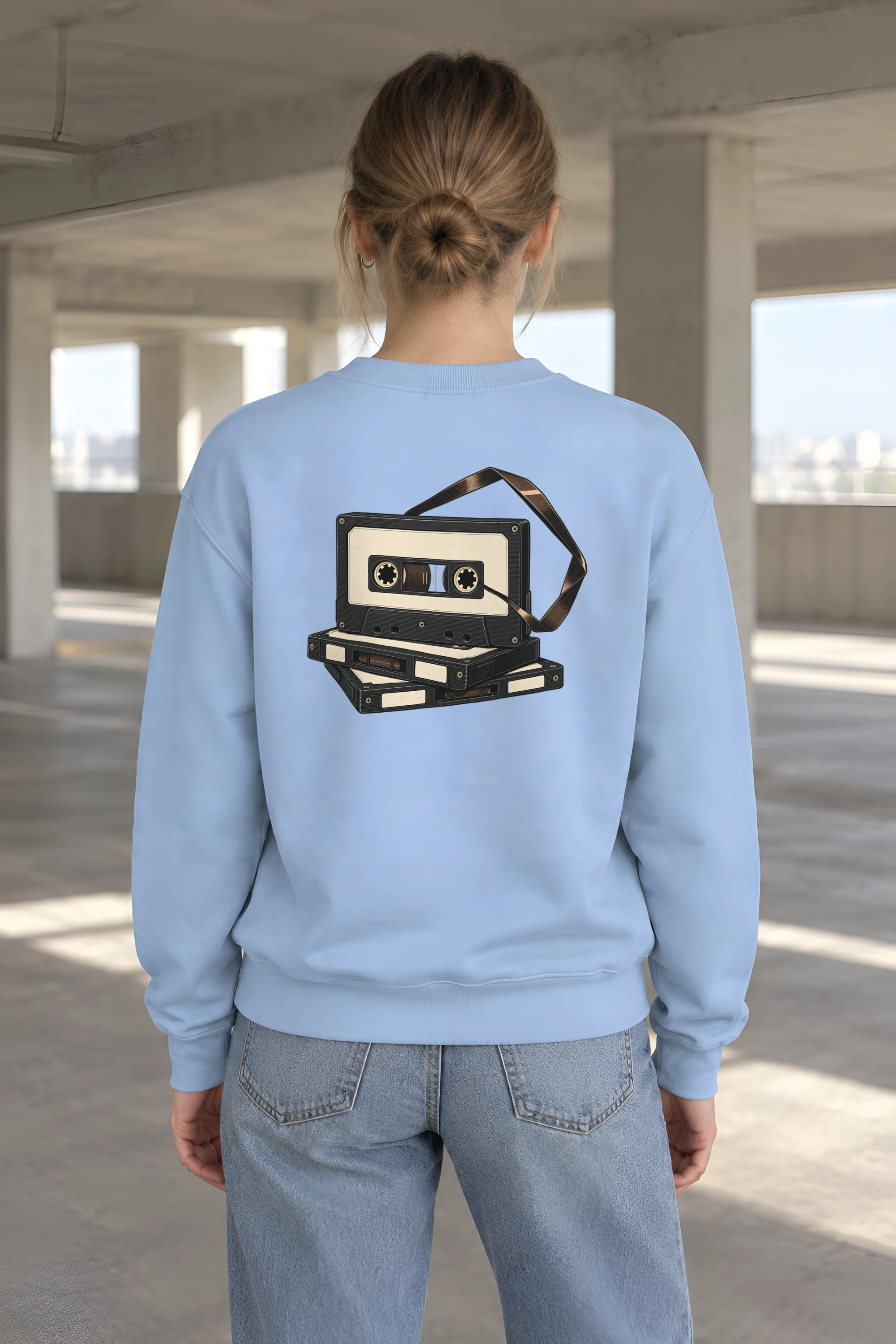 "Tape Stack" 1 Crewneck Sweatshirt