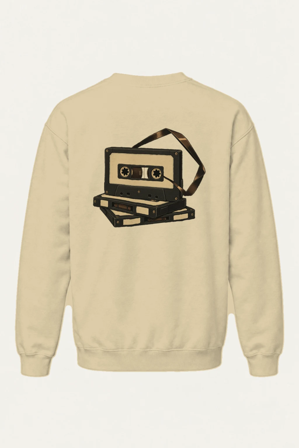 "Tape Stack" Heavy Blend Unisex Crewneck Sweatshirt | Gildan 18000