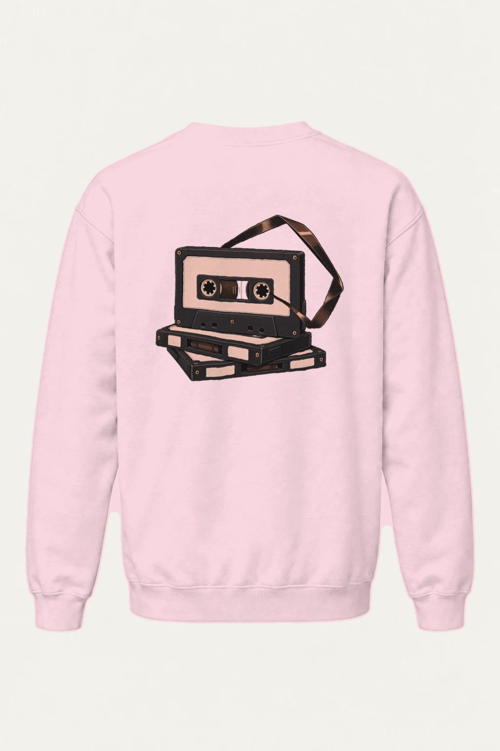 "Tape Stack" Heavy Blend Unisex Crewneck Sweatshirt | Gildan 18000