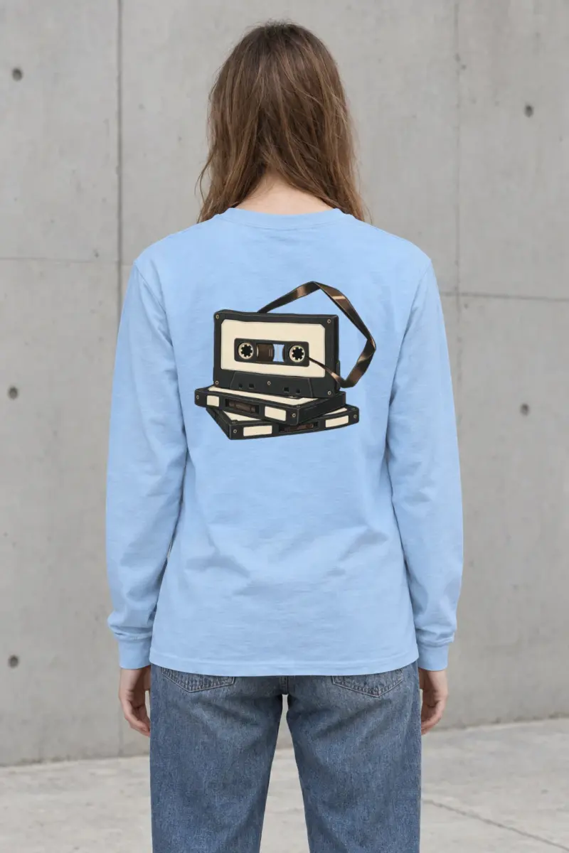 "Tape Stack Study" Unisex Longsleeve T-shirt