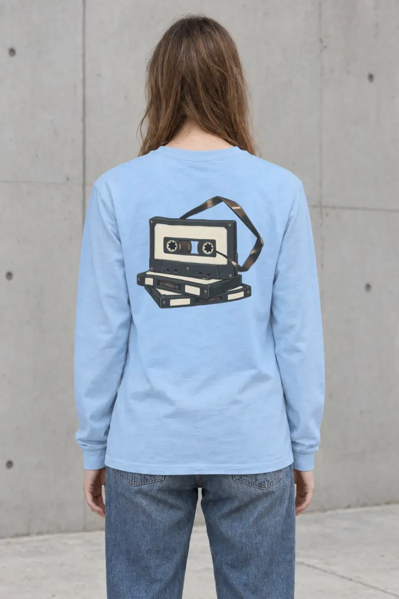 "Tape Stack Study" Unisex Longsleeve T-shirt