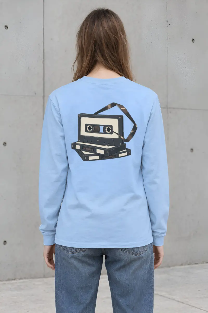 "Tape Stack Study" Unisex Longsleeve T-shirt