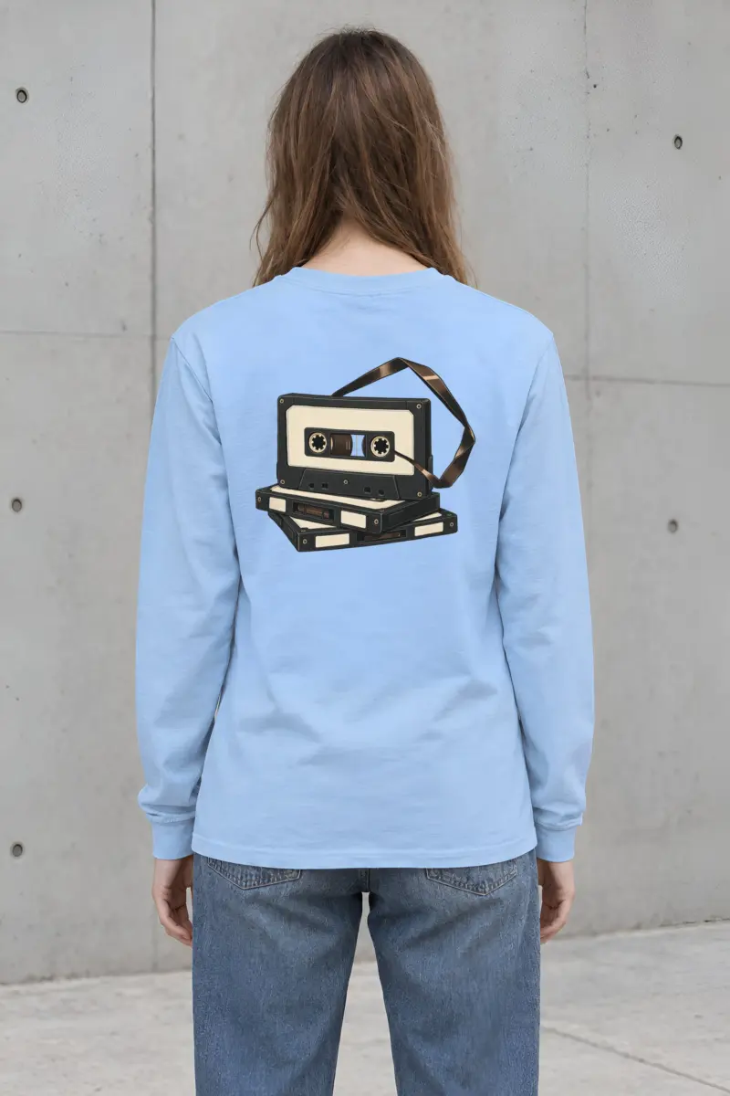 "Tape Stack Study" Unisex Longsleeve T-shirt