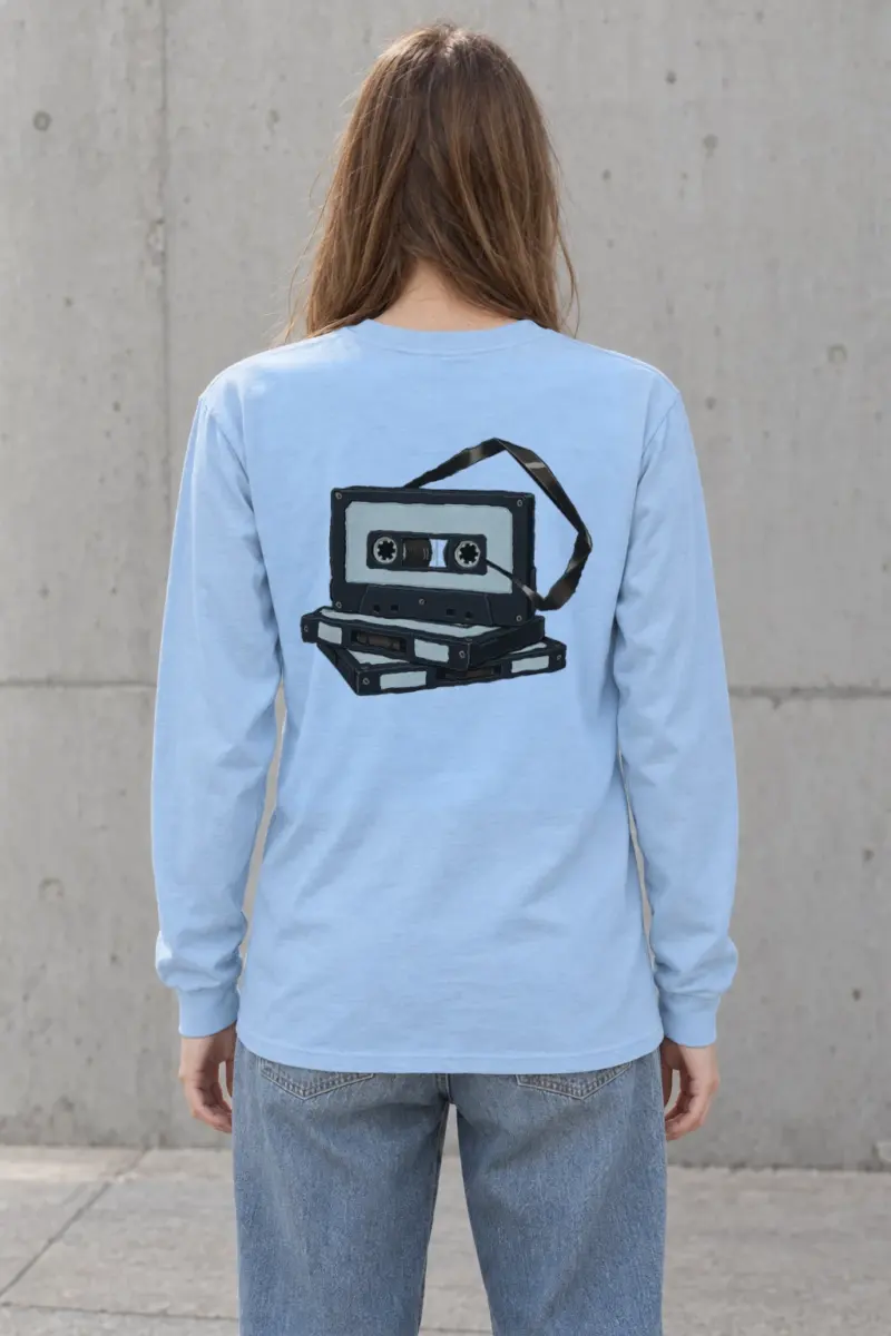 "Tape Stack Study" Unisex Longsleeve T-shirt