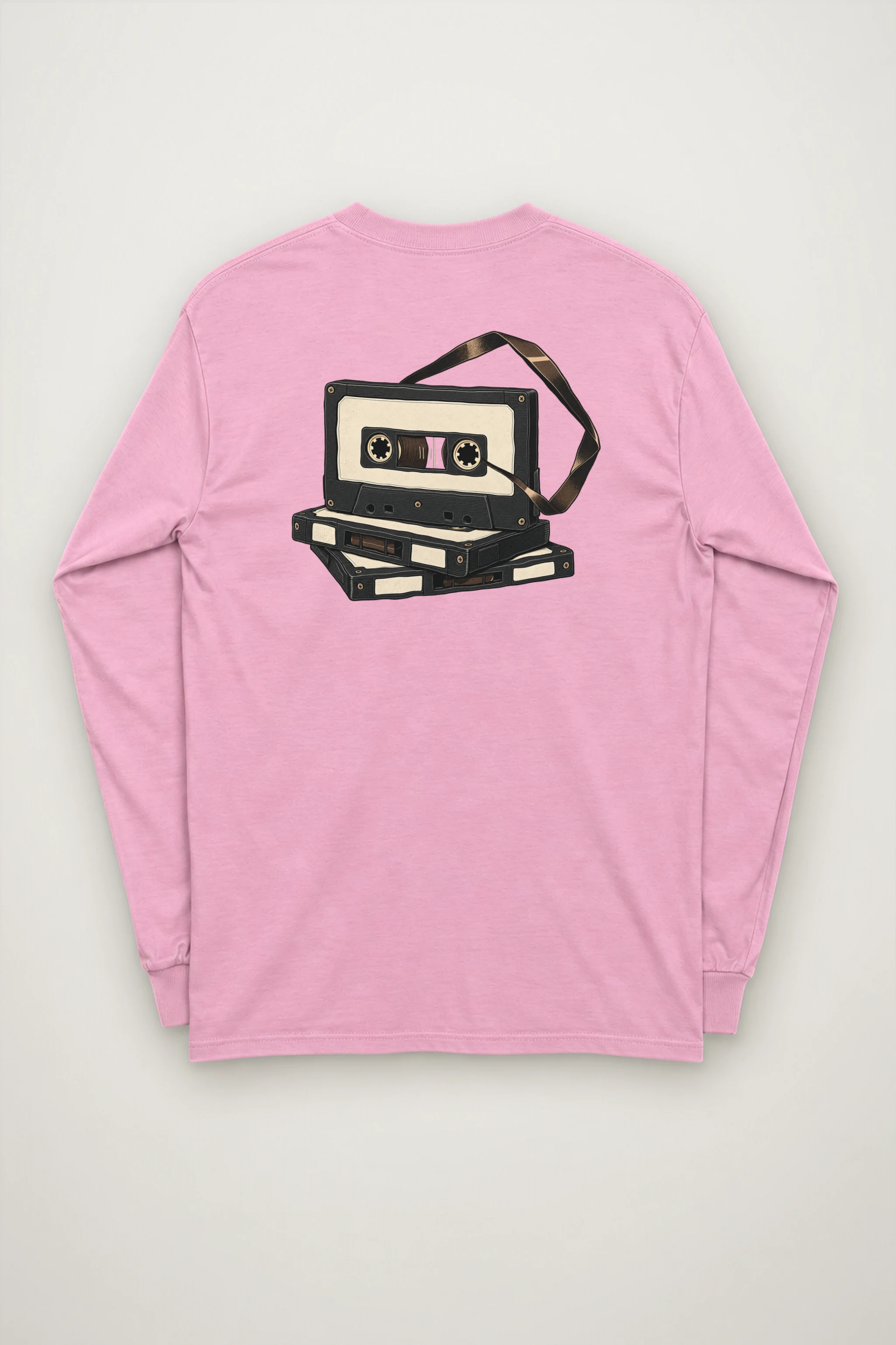"Tape Stack Study" Unisex Longsleeve T-shirt
