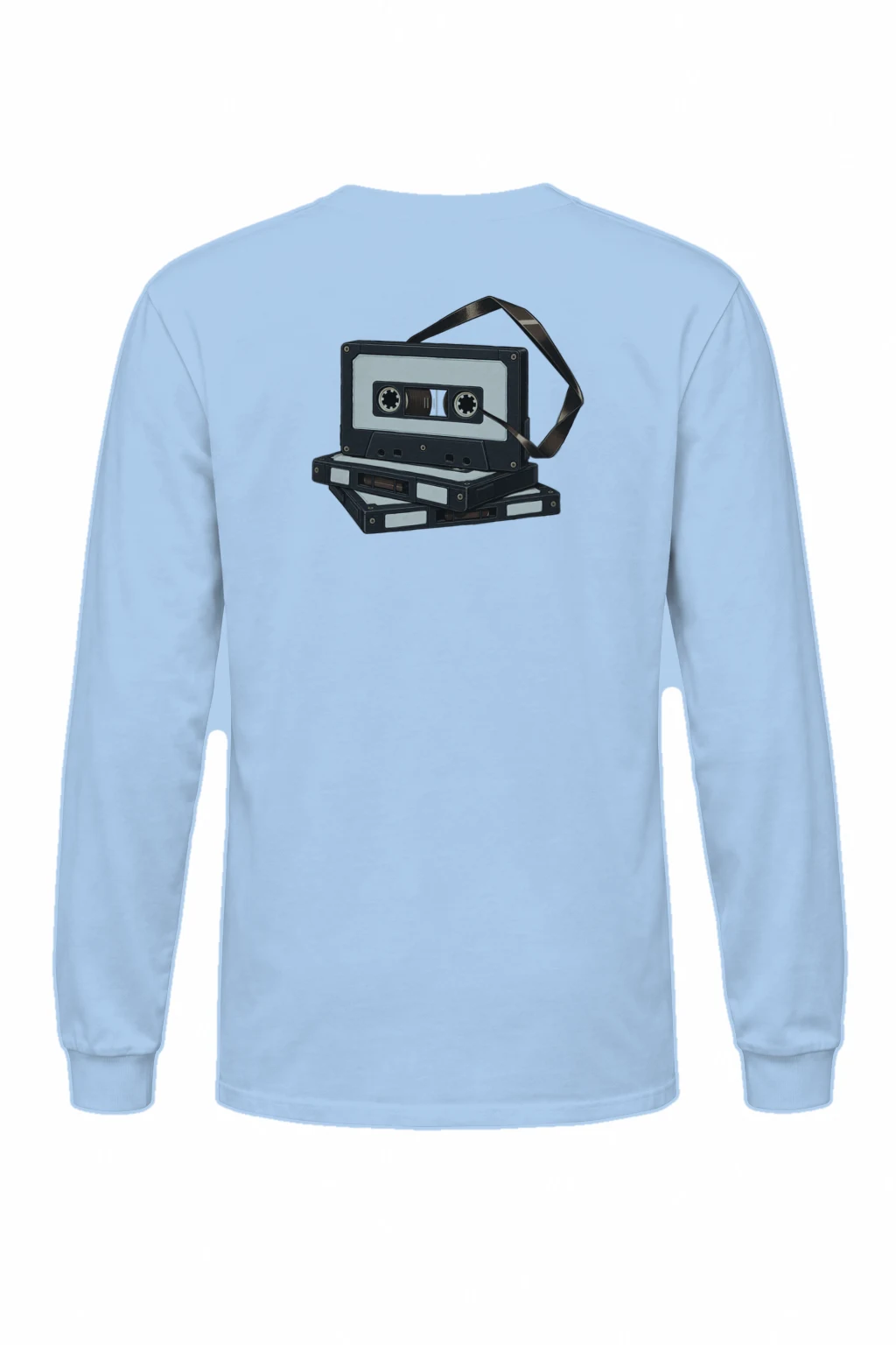 "Tape Stack Study" Unisex Longsleeve T-shirt | Gildan 2400