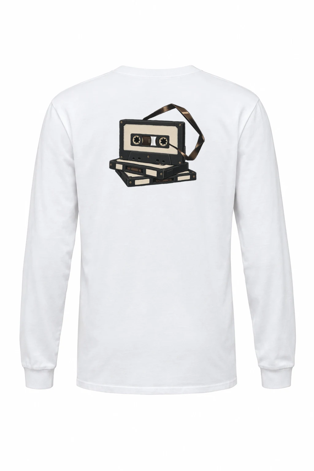 "Tape Stack Study" Unisex Longsleeve T-shirt | Gildan 2400