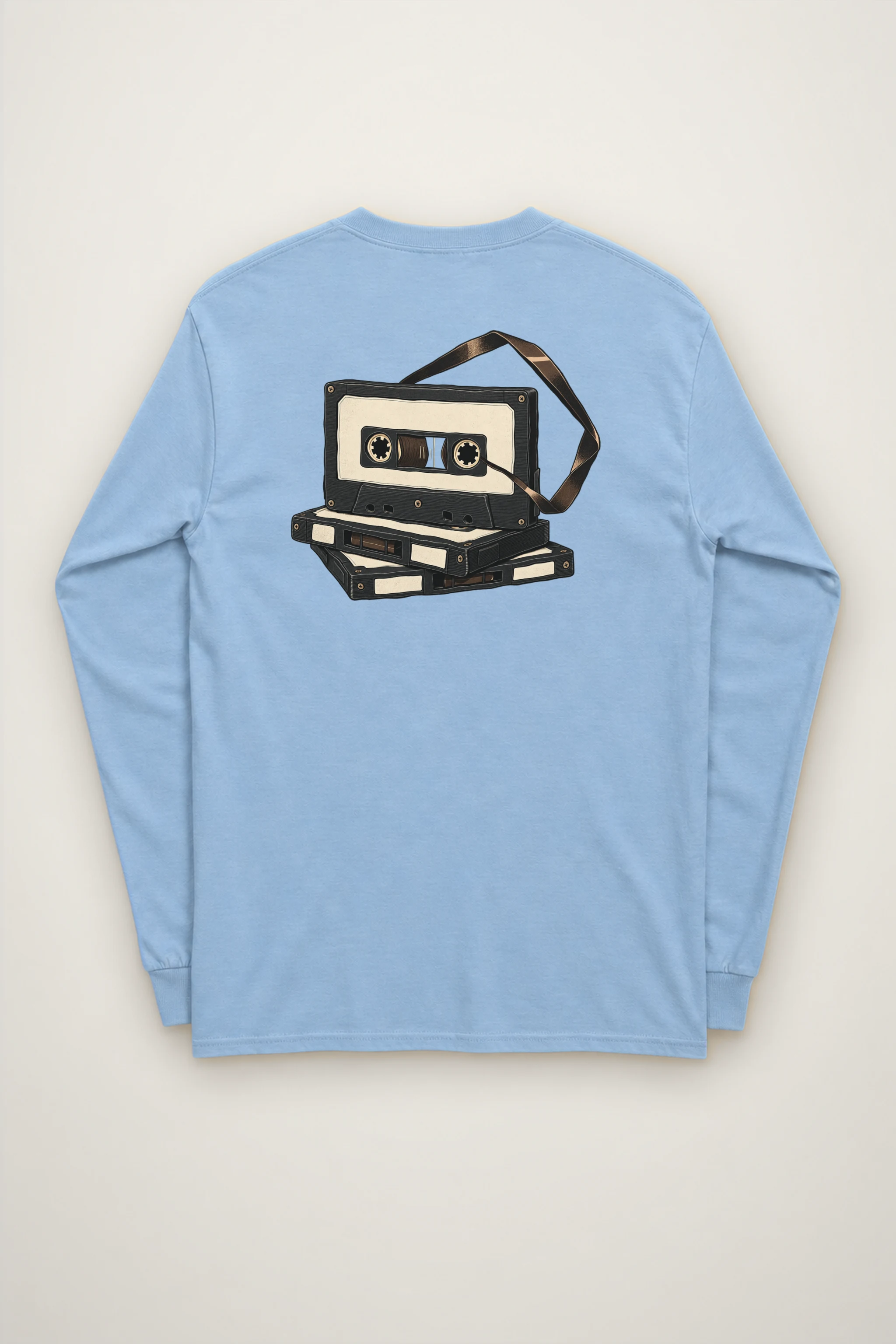 "Tape Stack Study" Unisex Longsleeve T-shirt