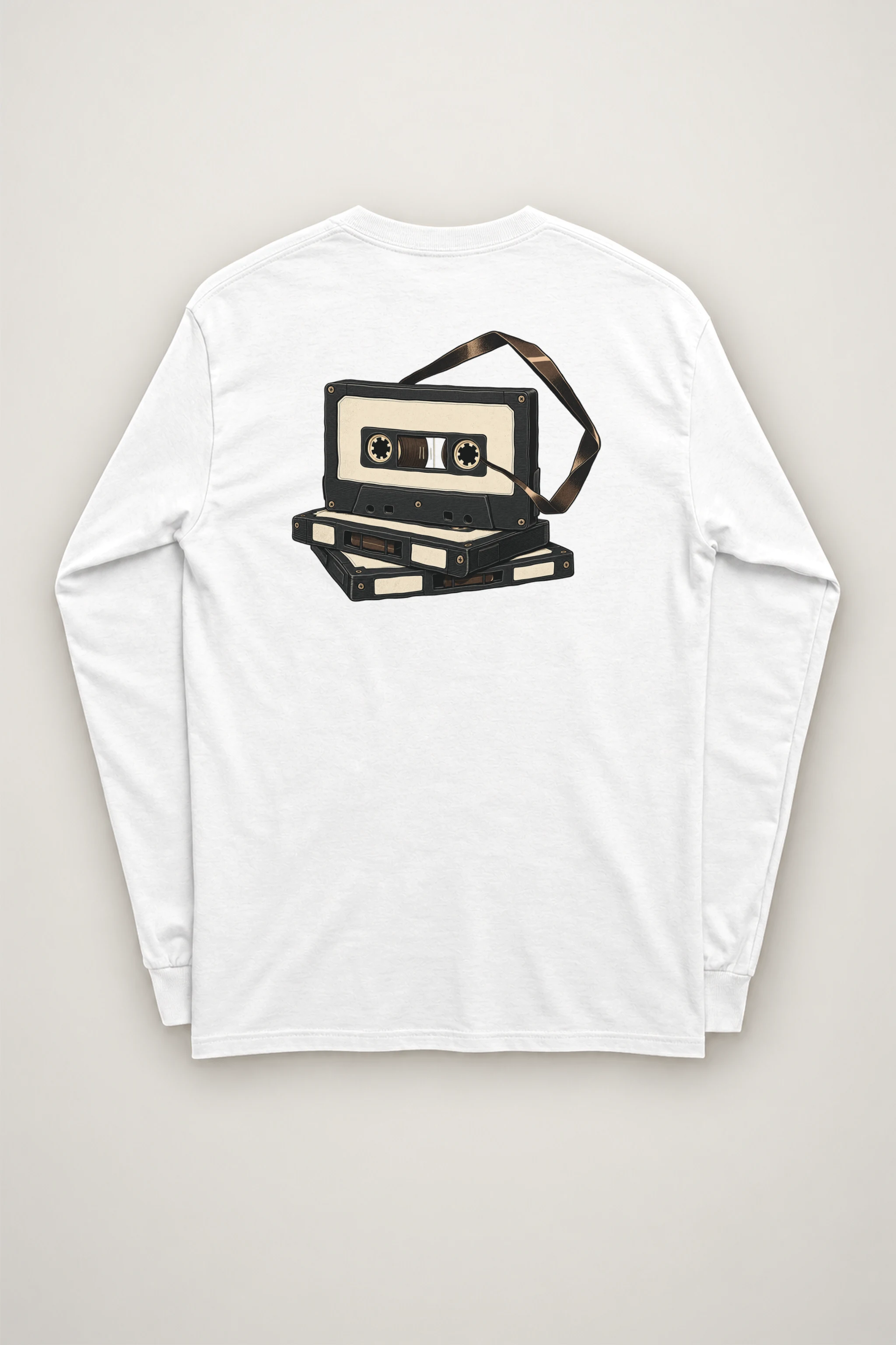 "Tape Stack Study" Unisex Longsleeve T-shirt