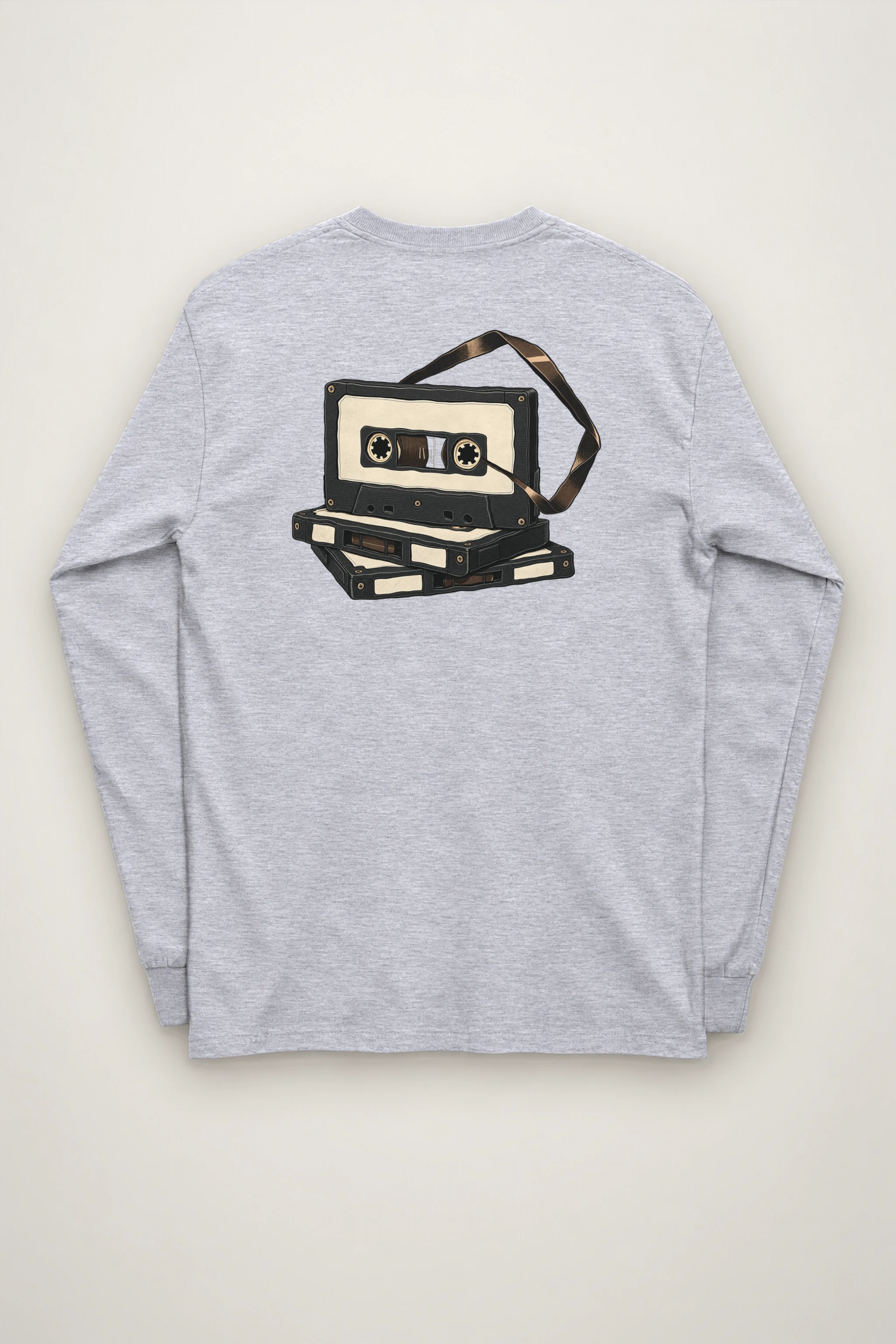 "Tape Stack Study" Unisex Longsleeve T-shirt