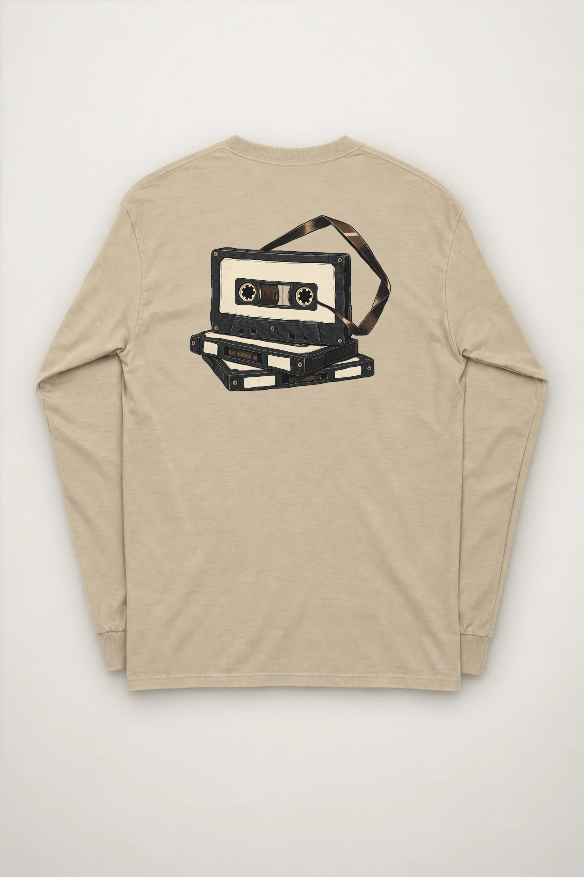"Tape Stack Study" Unisex Longsleeve T-shirt