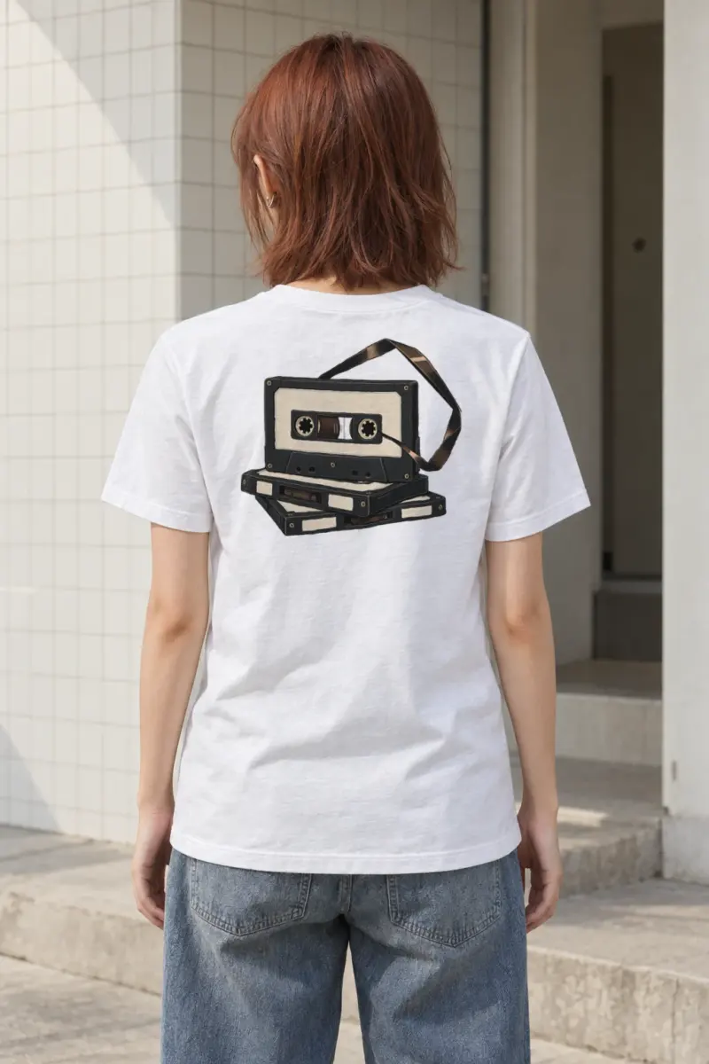 "Tape Study" Heavyweight Unisex Crewneck T-shirt