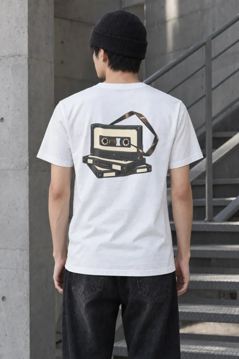 "Tape Study" Heavyweight Unisex Crewneck T-shirt