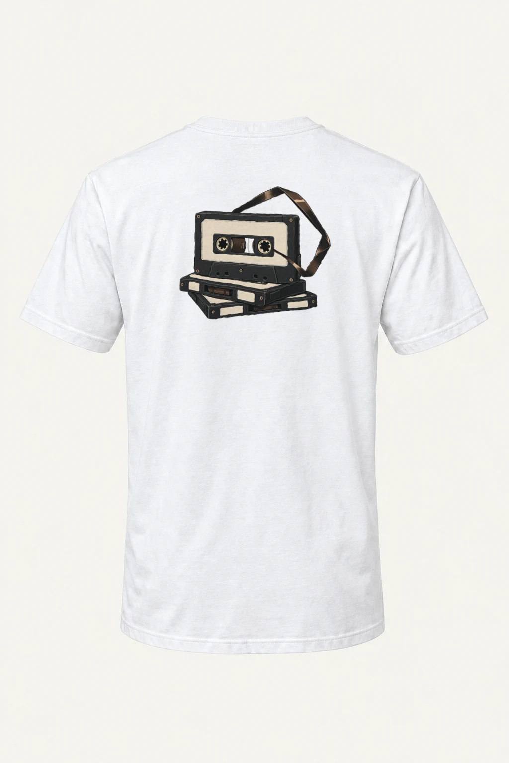 "Tape Study" Heavyweight Unisex Crewneck T-shirt | Gildan 5000