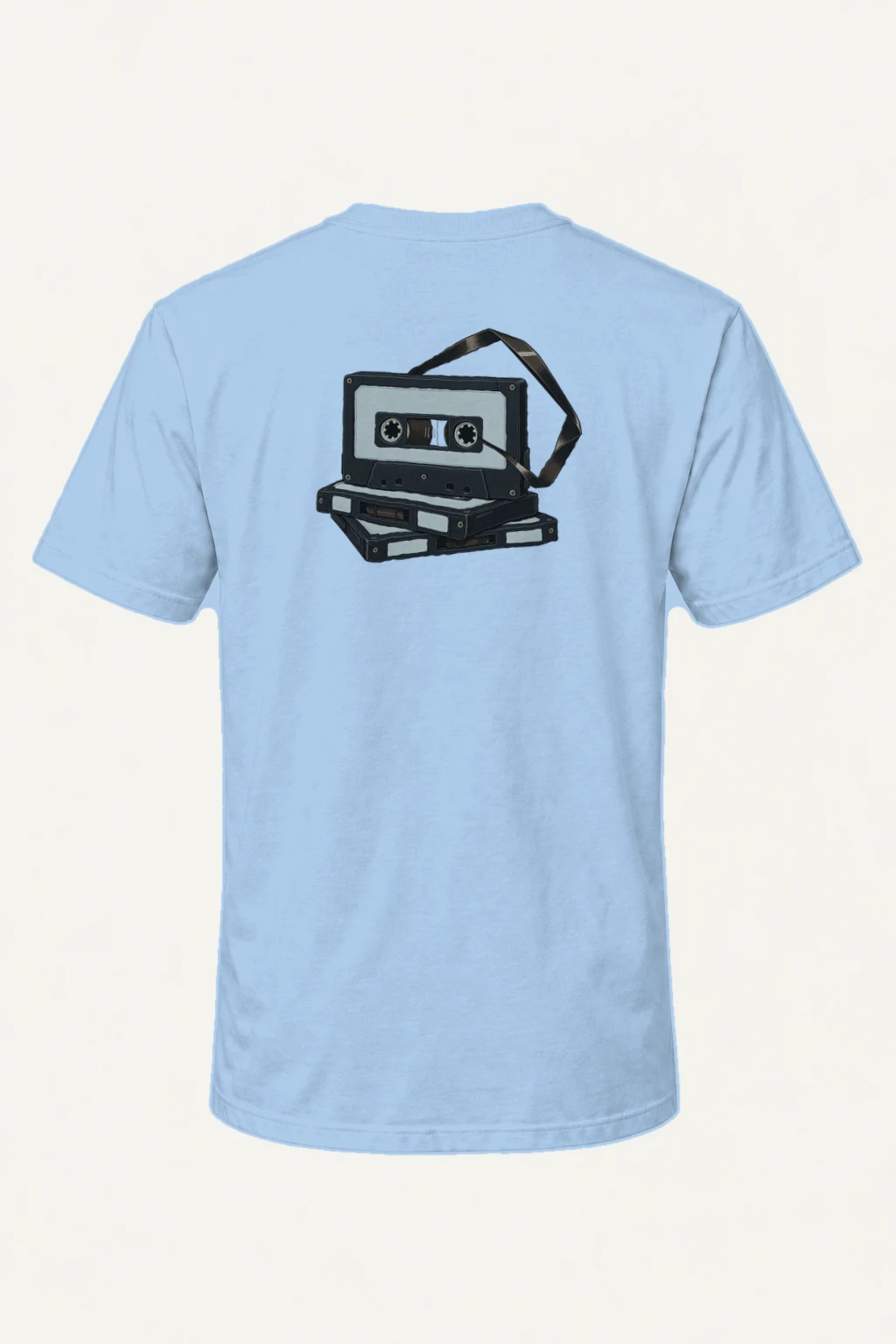 "Tape Study" Heavyweight Unisex Crewneck T-shirt | Gildan 5000