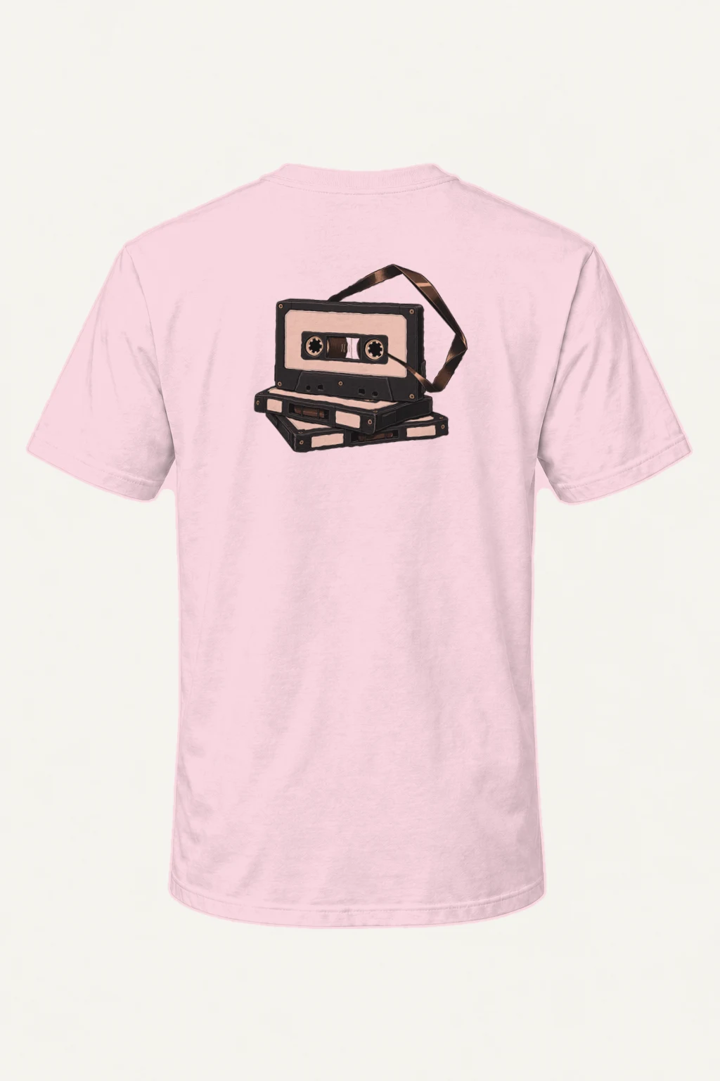 "Tape Study" Heavyweight Unisex Crewneck T-shirt | Gildan 5000