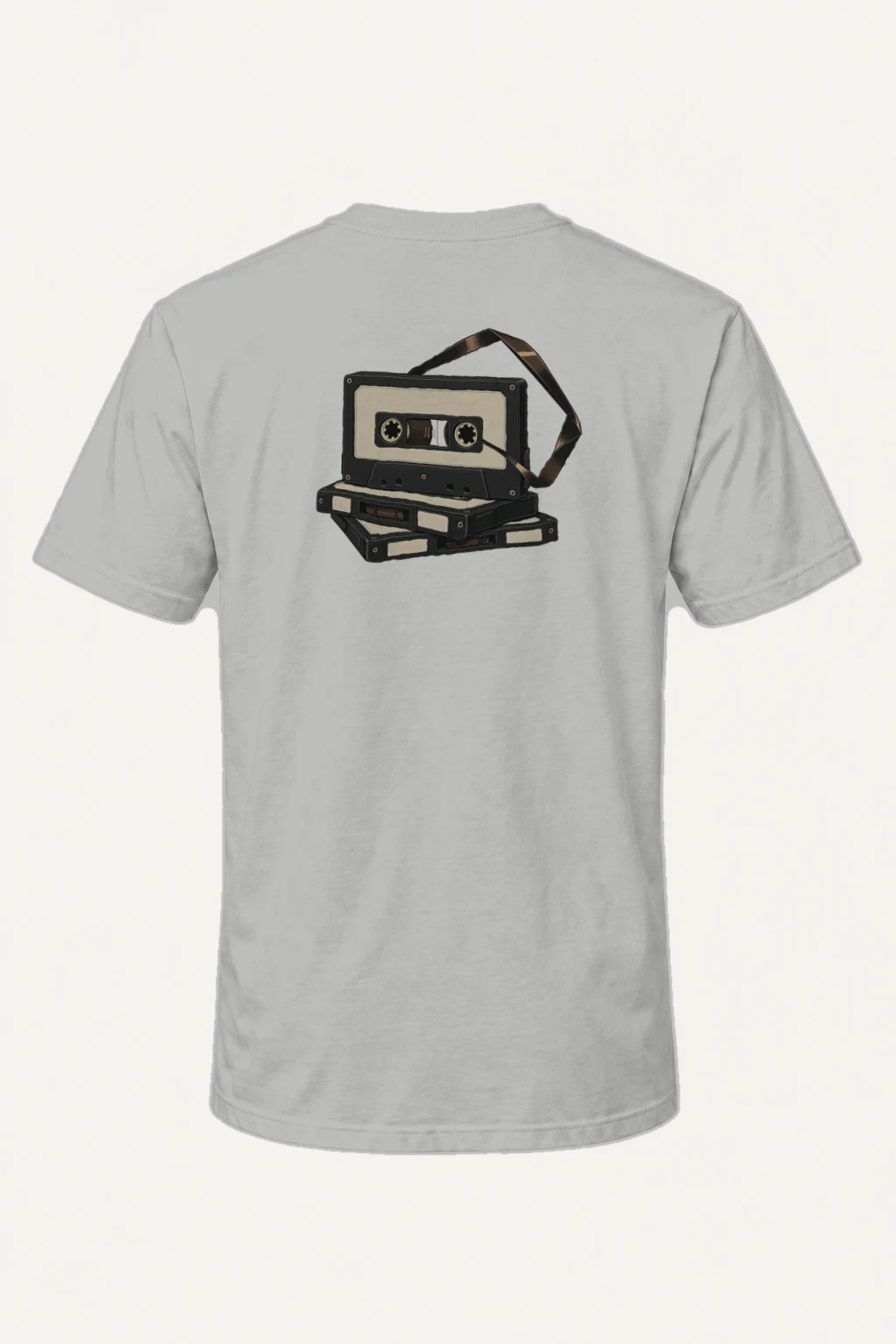 "Tape Study" Heavyweight Unisex Crewneck T-shirt | Gildan 5000
