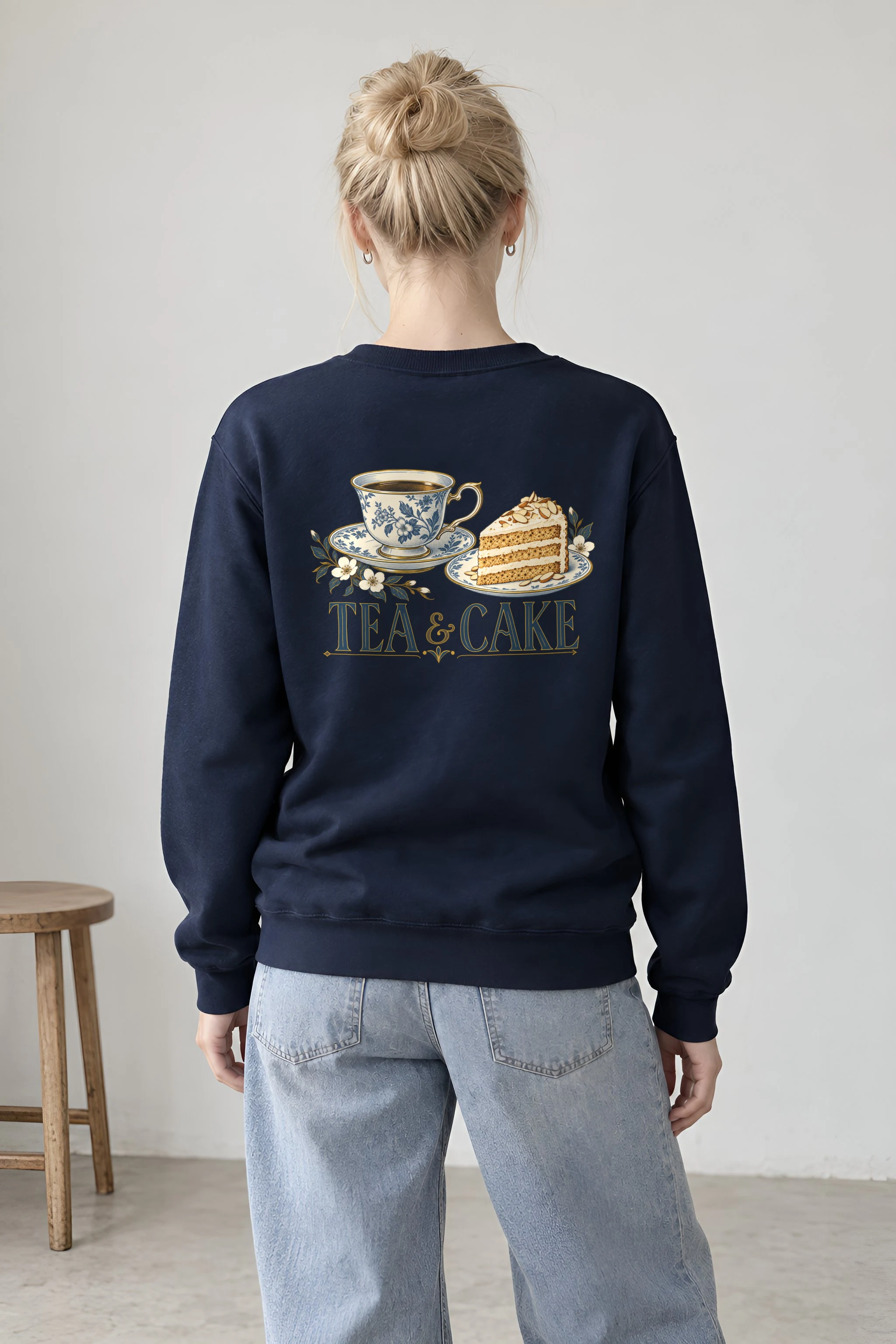 "Tea & Cake" 1 Crewneck Sweatshirt