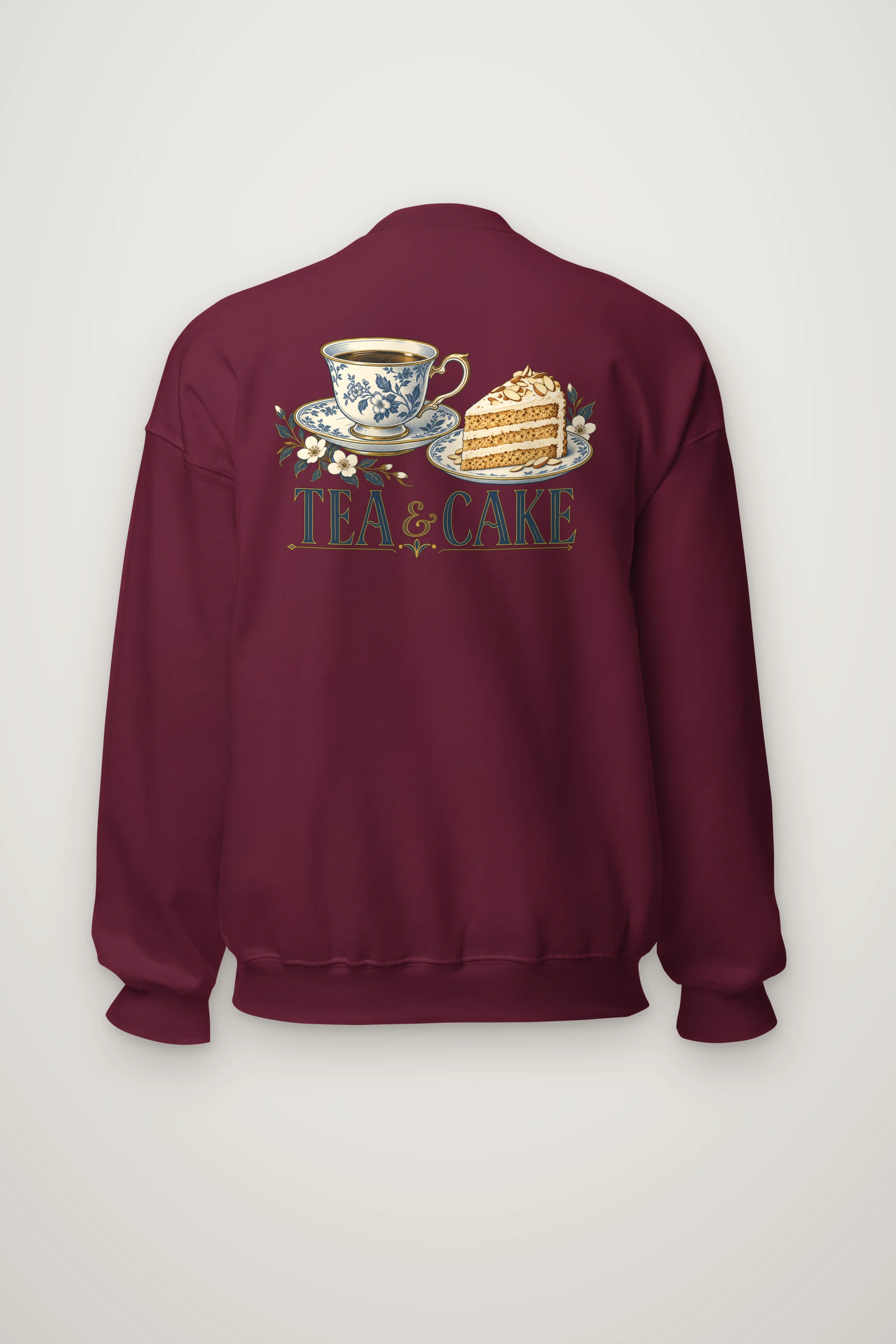 "Tea & Cake" Heavy Blend Unisex Crewneck Sweatshirt