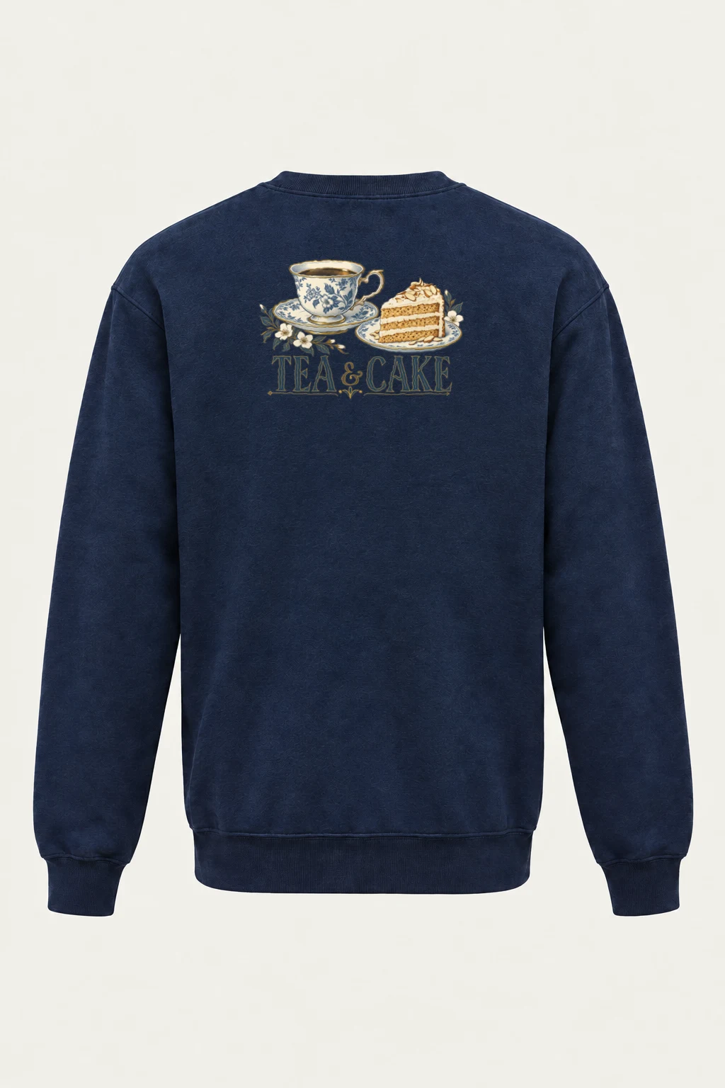 "Tea & Cake" Heavy Blend Unisex Crewneck Sweatshirt | Gildan 18000