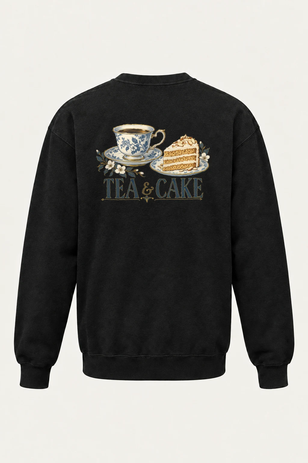 "Tea & Cake" Heavy Blend Unisex Crewneck Sweatshirt | Gildan 18000