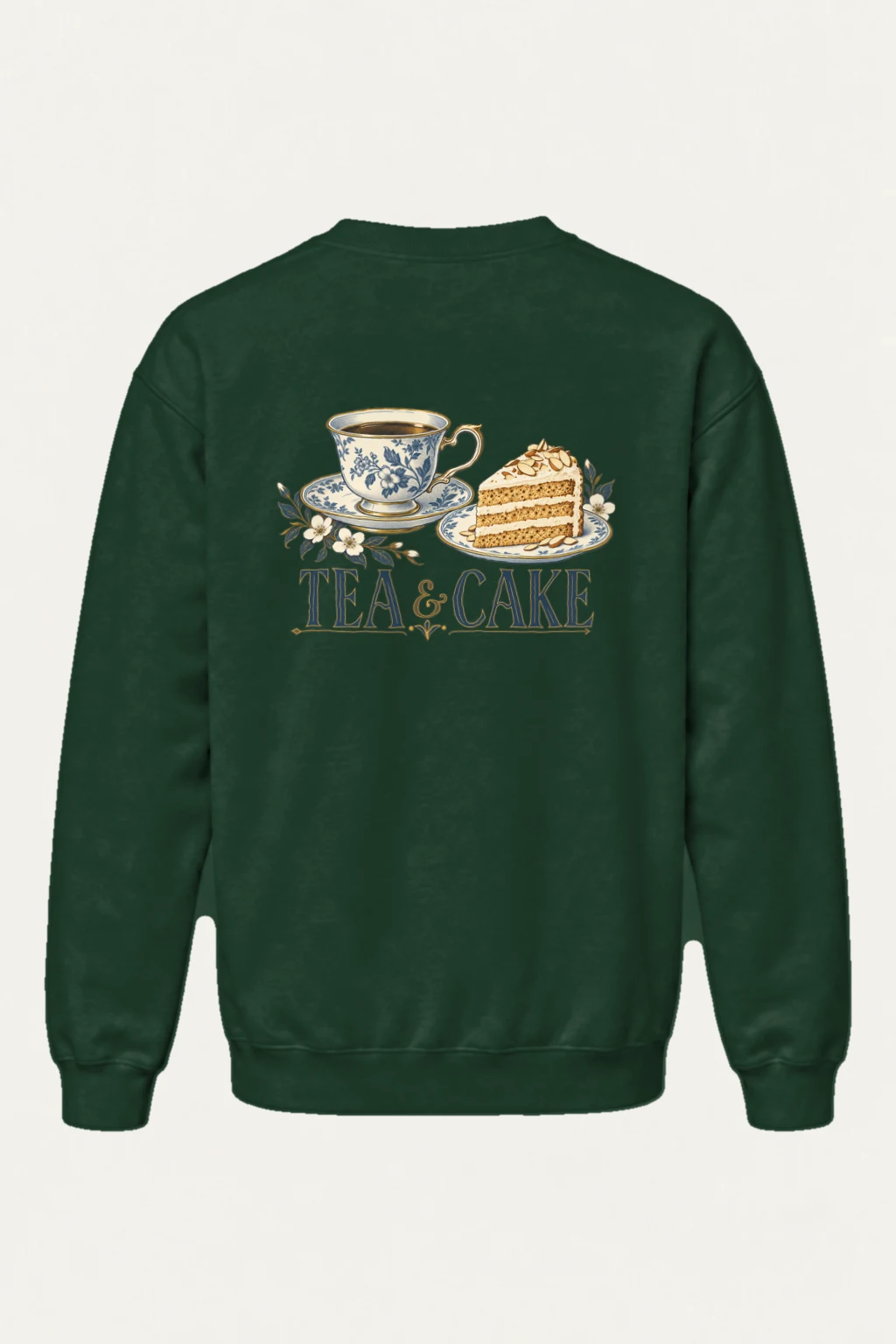 "Tea & Cake" Heavy Blend Unisex Crewneck Sweatshirt | Gildan 18000