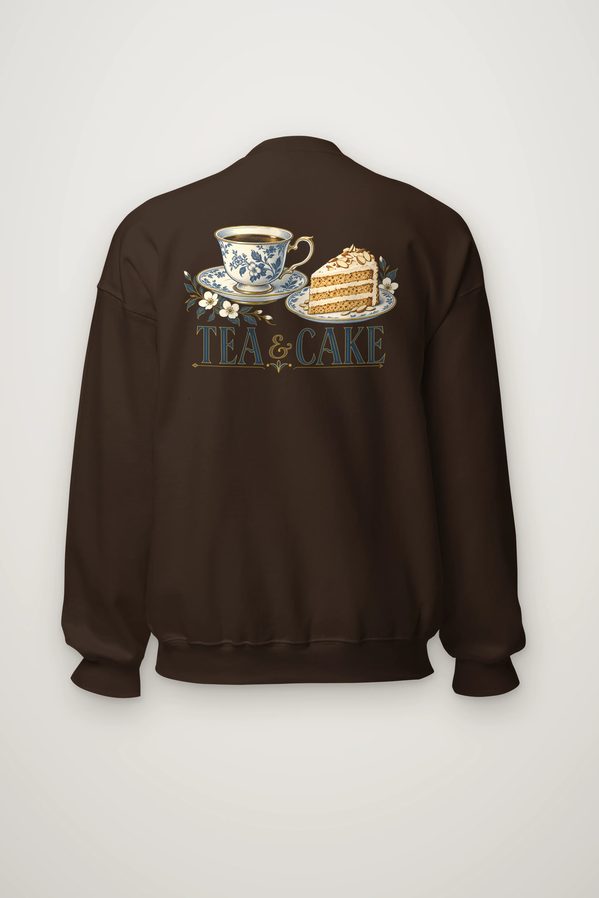 "Tea & Cake" Heavy Blend Unisex Crewneck Sweatshirt