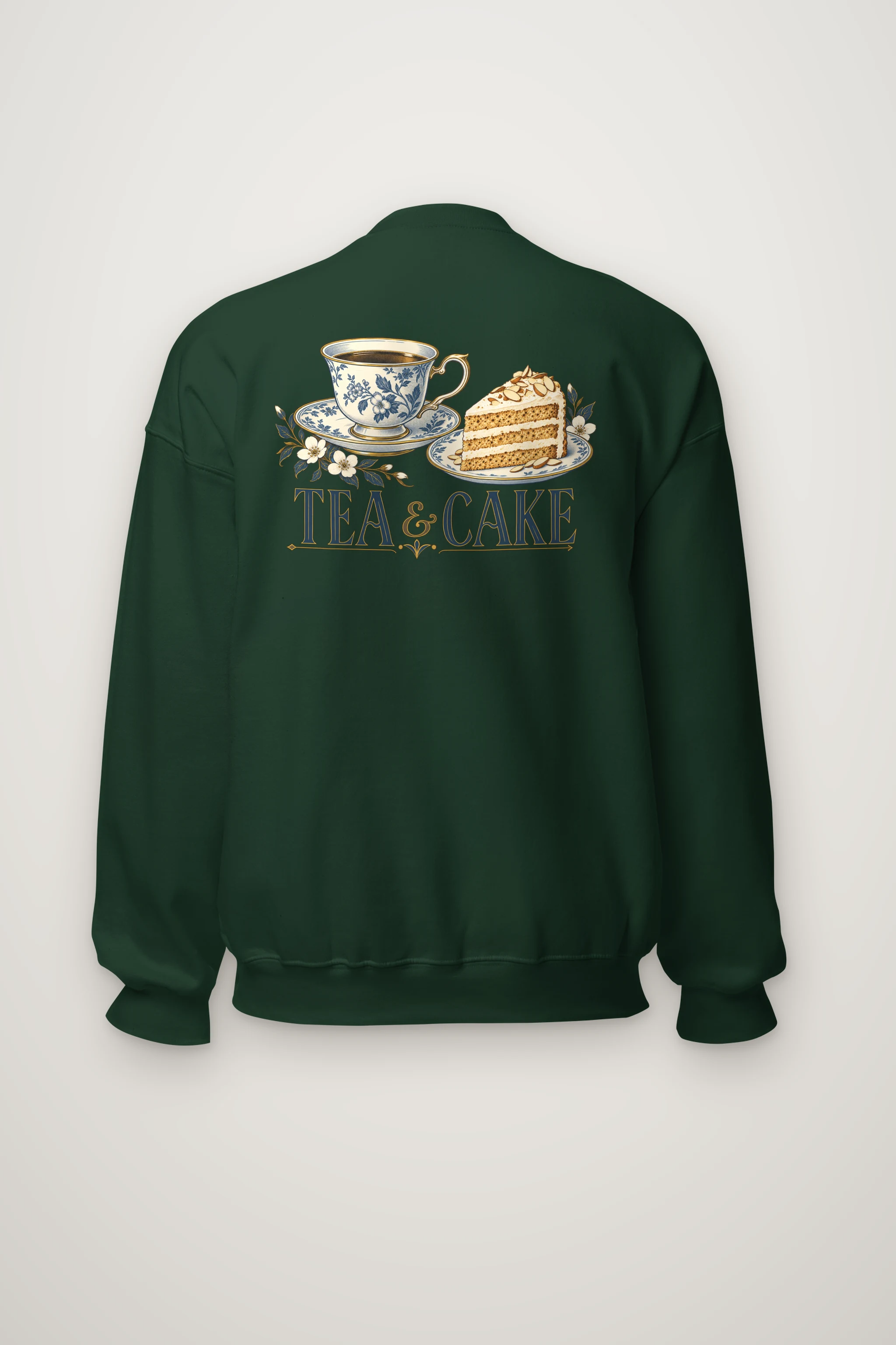 "Tea & Cake" Heavy Blend Unisex Crewneck Sweatshirt