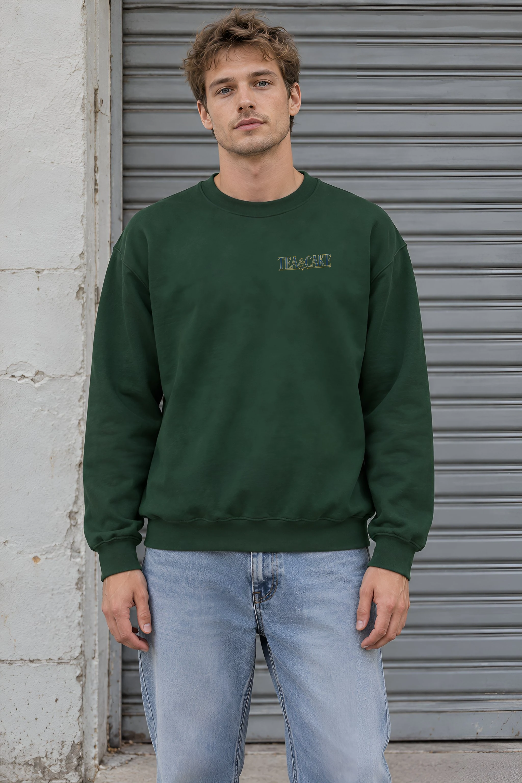 "Tea & Cake" 1 Crewneck Sweatshirt