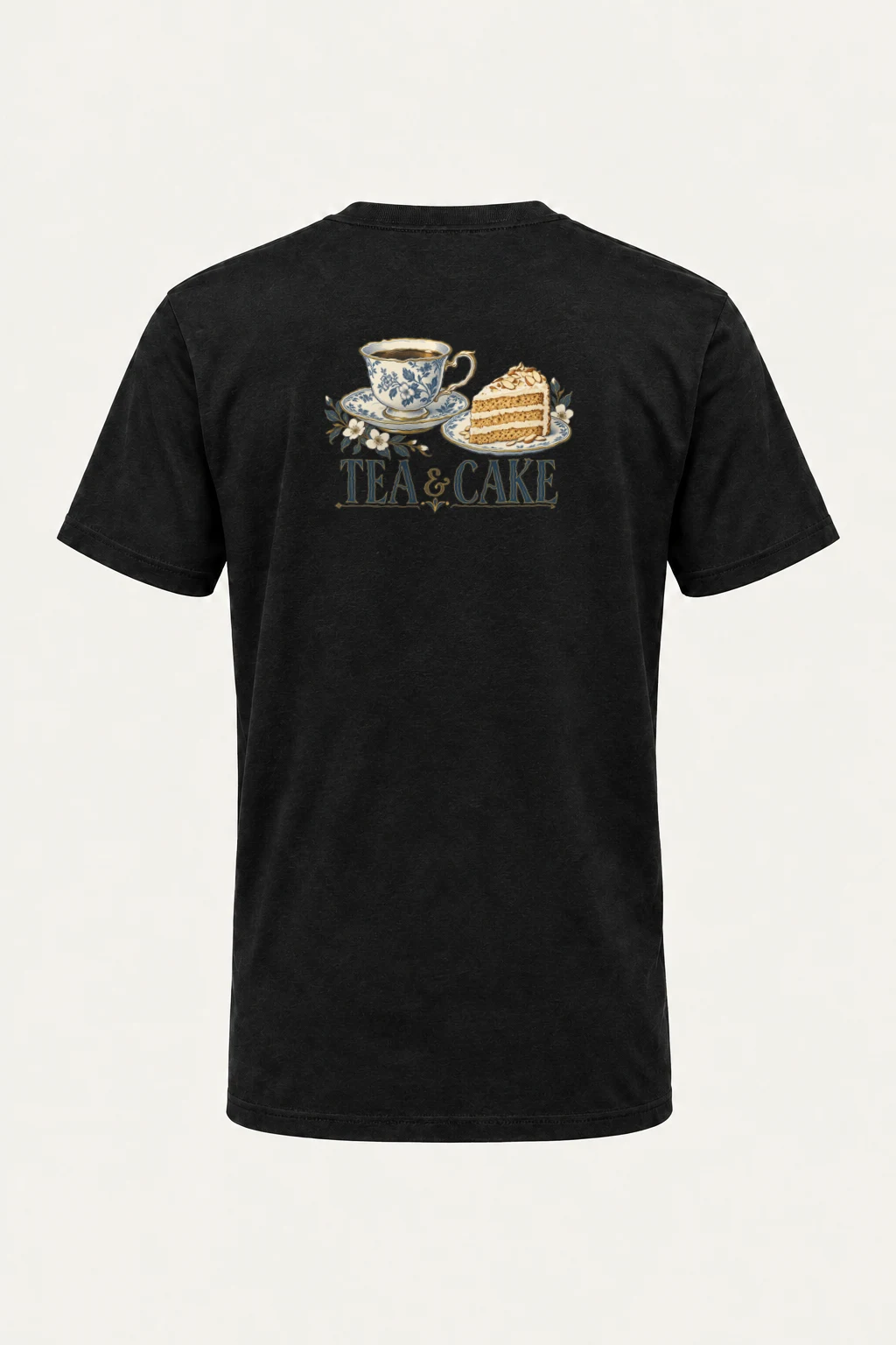 "Tea & Cake" Heavyweight Unisex Crewneck T-shirt | Gildan 5000