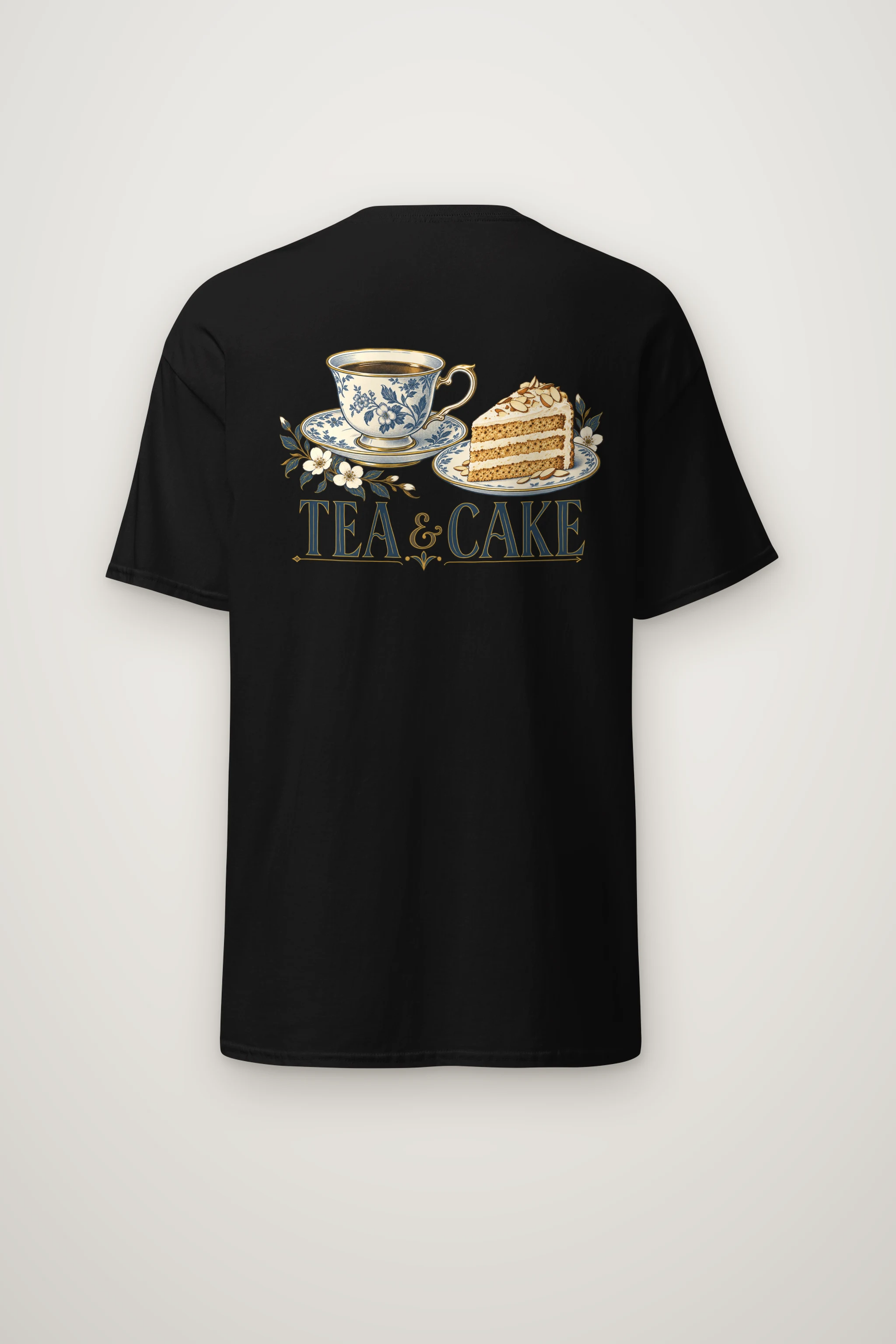 "Tea & Cake" Heavyweight Unisex Crewneck T-shirt
