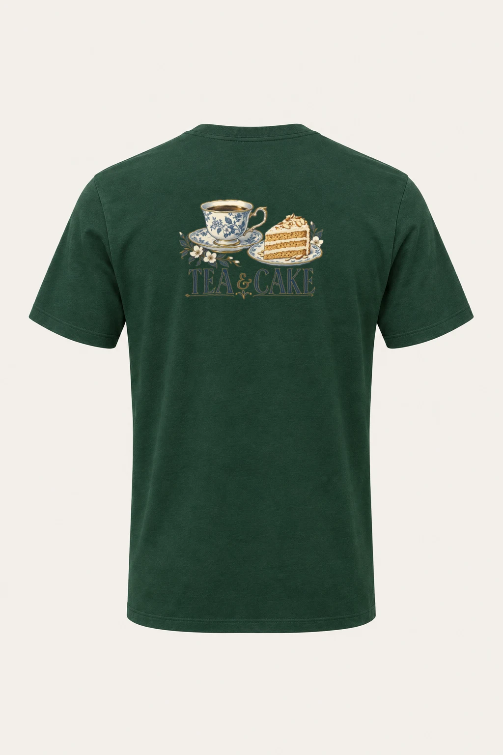 "Tea & Cake" Heavyweight Unisex Crewneck T-shirt | Gildan 5000