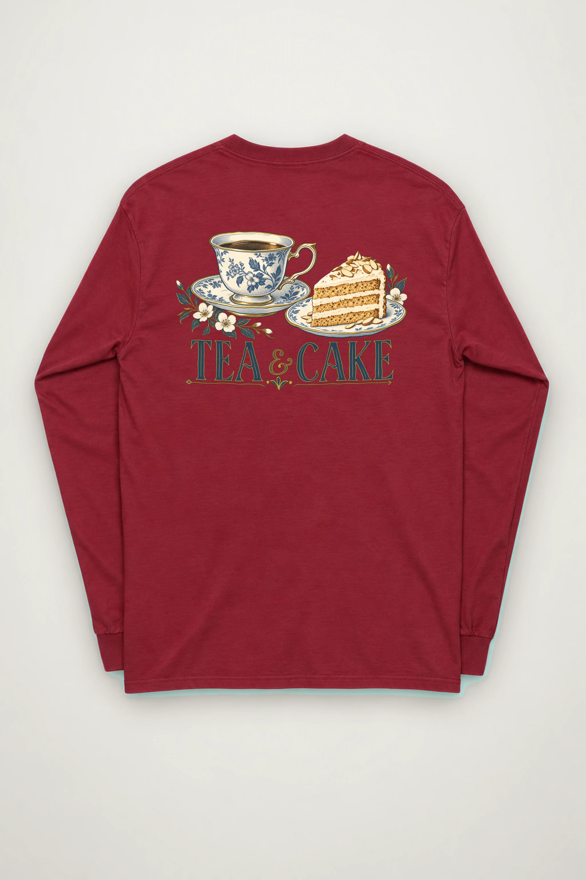 "Tea & Cake" Unisex Longsleeve T-shirt