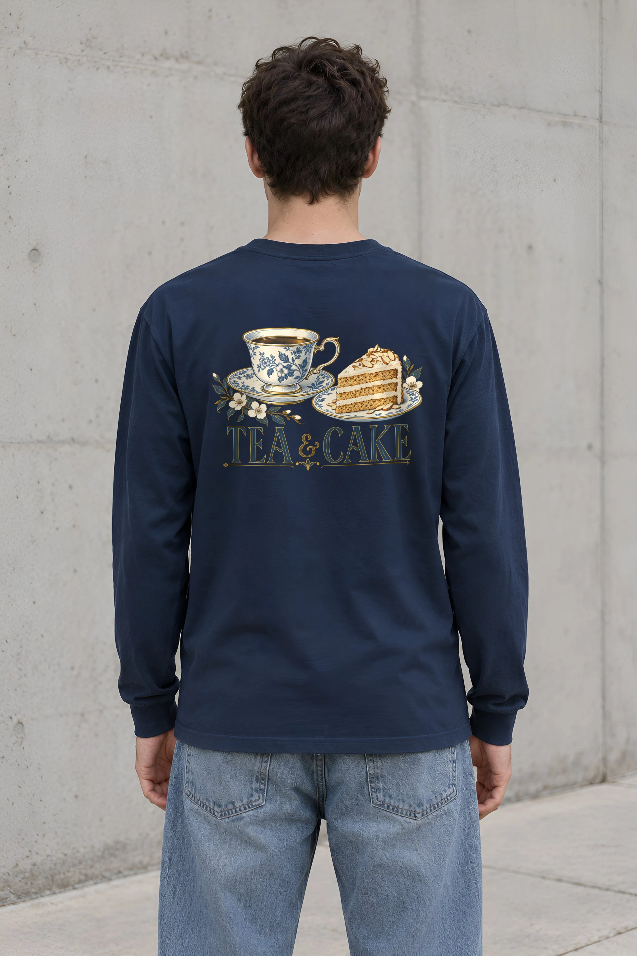 "Tea & Cake" Unisex Longsleeve T-shirt
