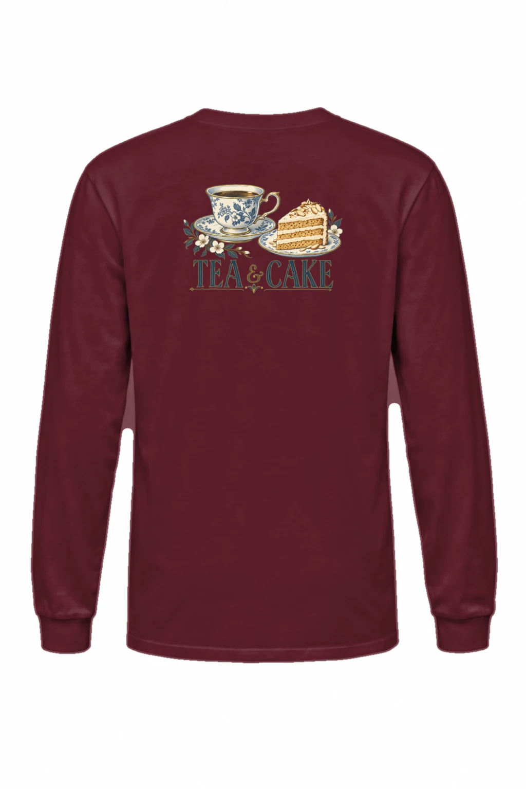 "Tea & Cake" Unisex Longsleeve T-shirt | Gildan 2400