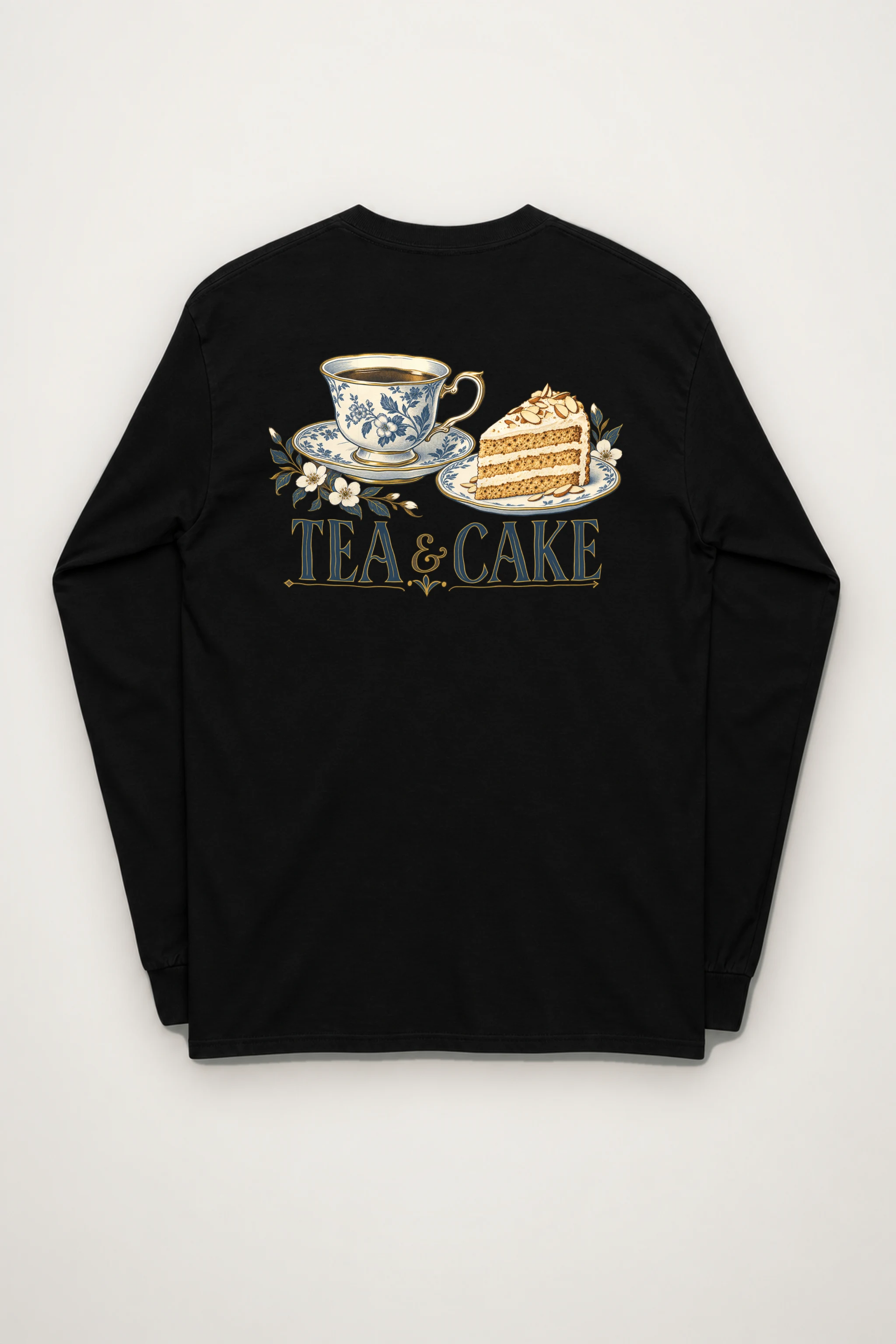 "Tea & Cake" Unisex Longsleeve T-shirt