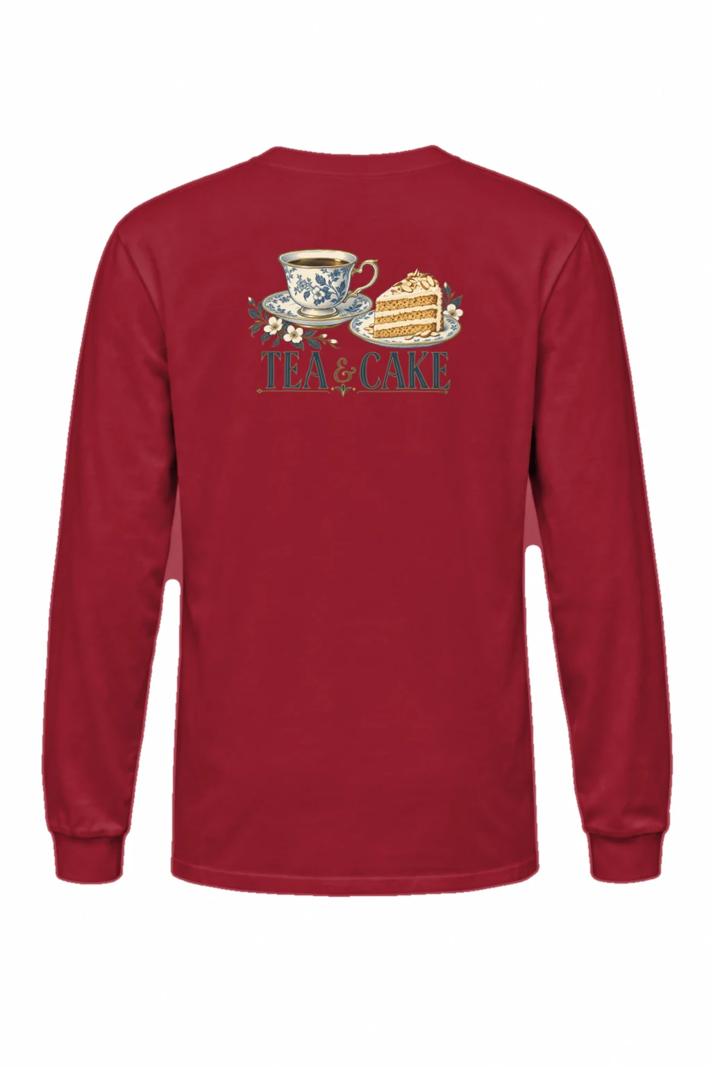 "Tea & Cake" Unisex Longsleeve T-shirt | Gildan 2400