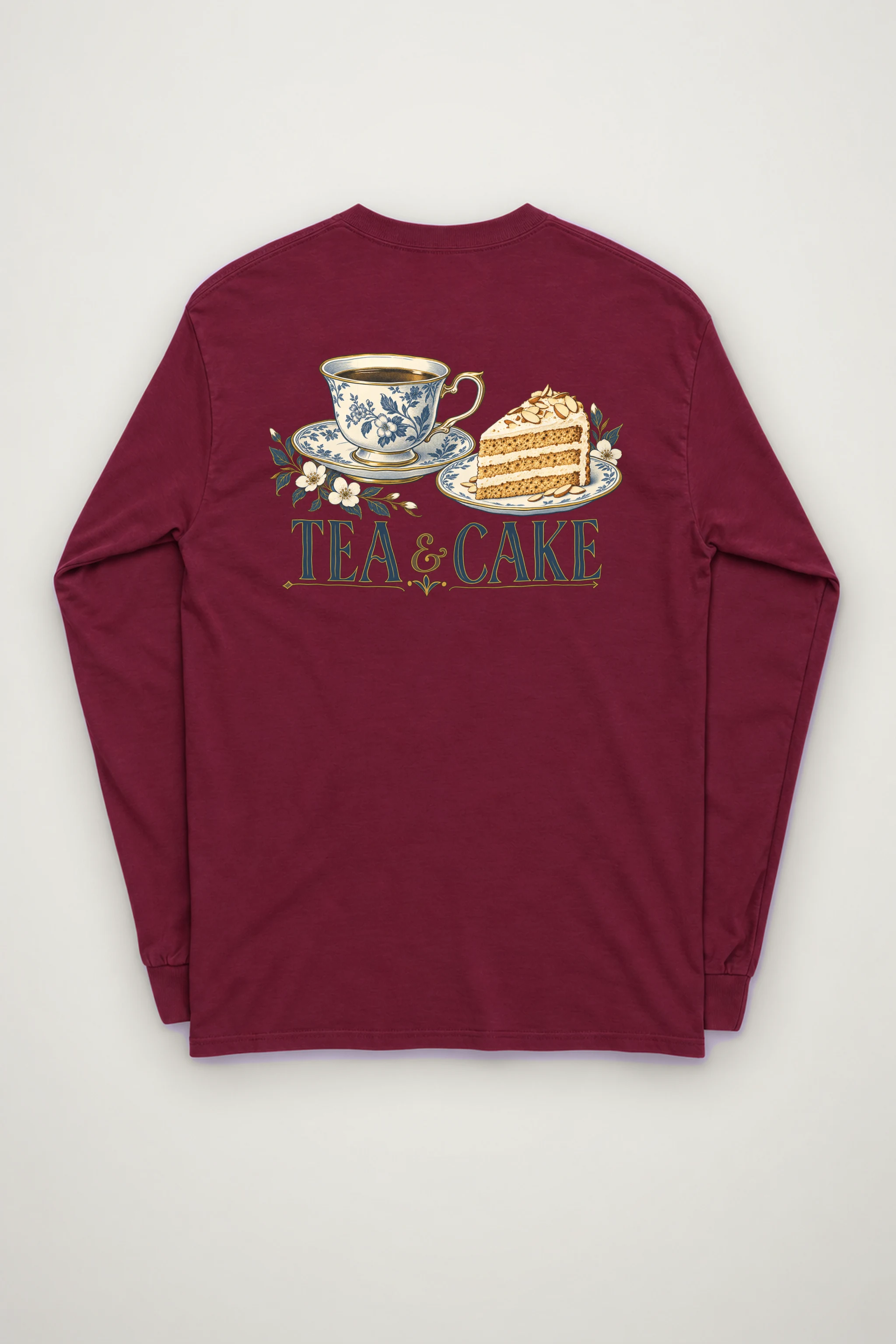 "Tea & Cake" Unisex Longsleeve T-shirt