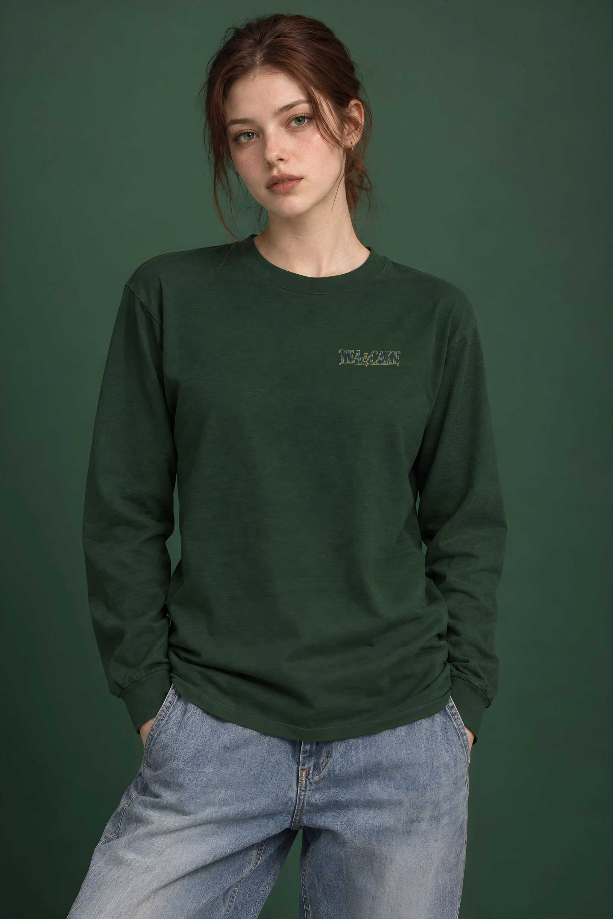 "Tea & Cake" Unisex Longsleeve T-shirt