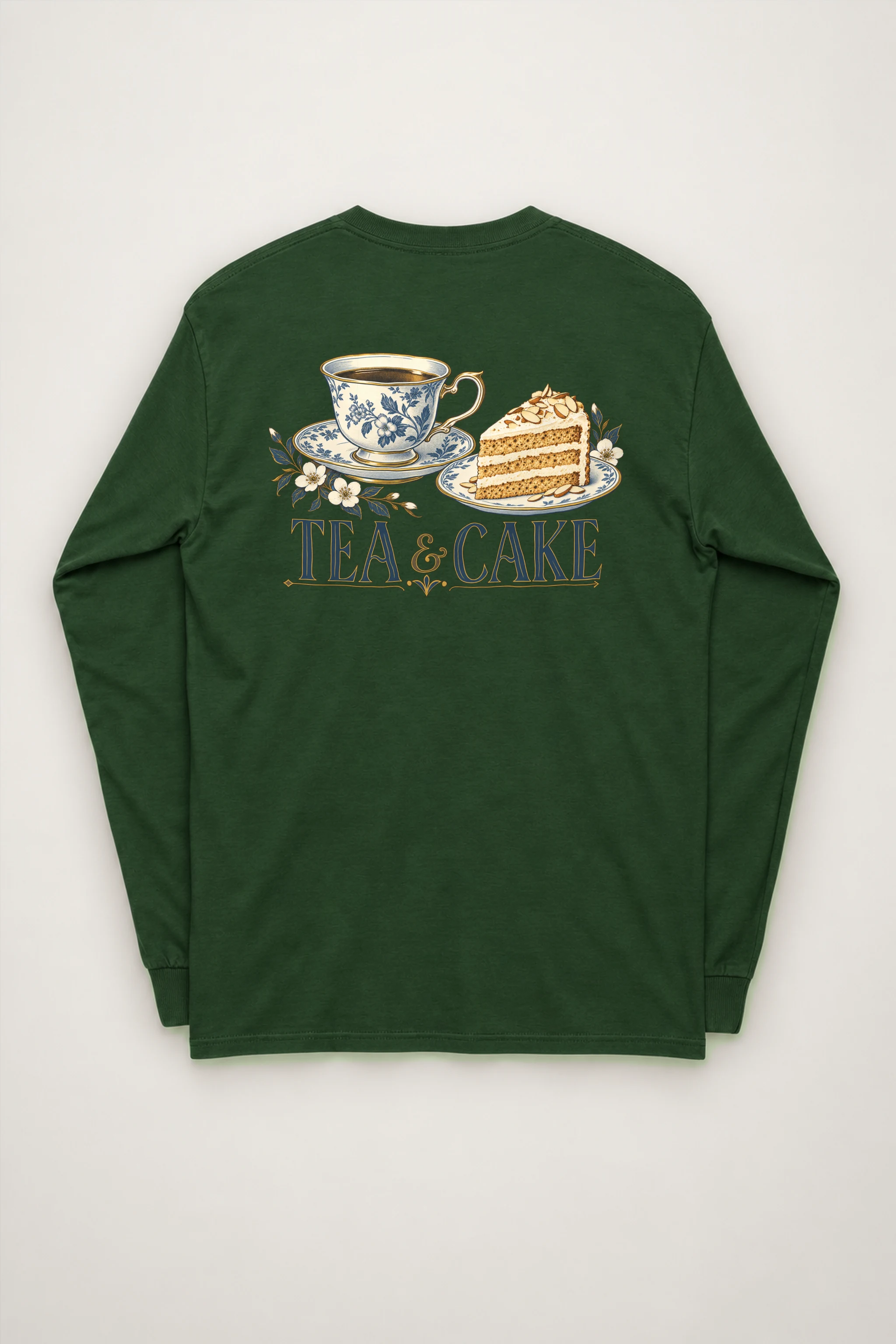 "Tea & Cake" Unisex Longsleeve T-shirt